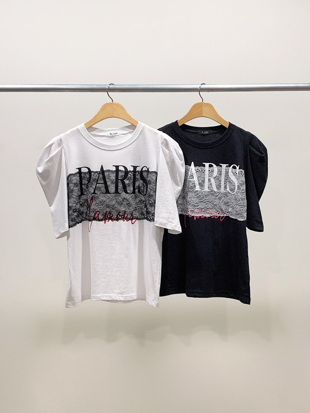 ラウンドネックロゴレースTシャツ | 詳細画像18