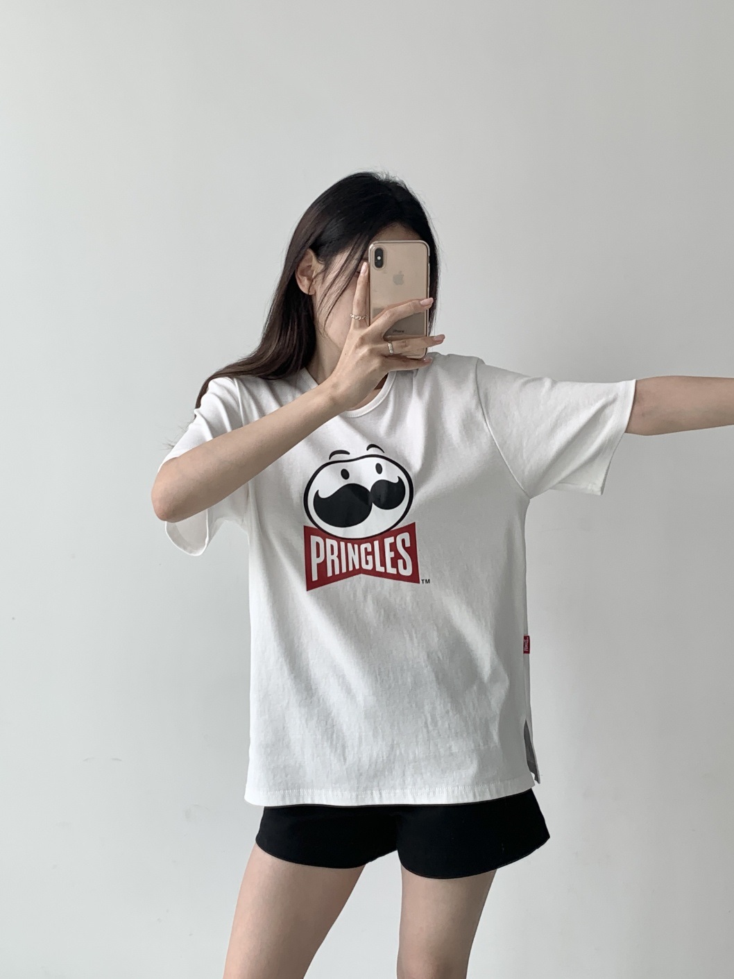 ラウンドネックボクシー半袖ロゴTシャツ | 詳細画像2