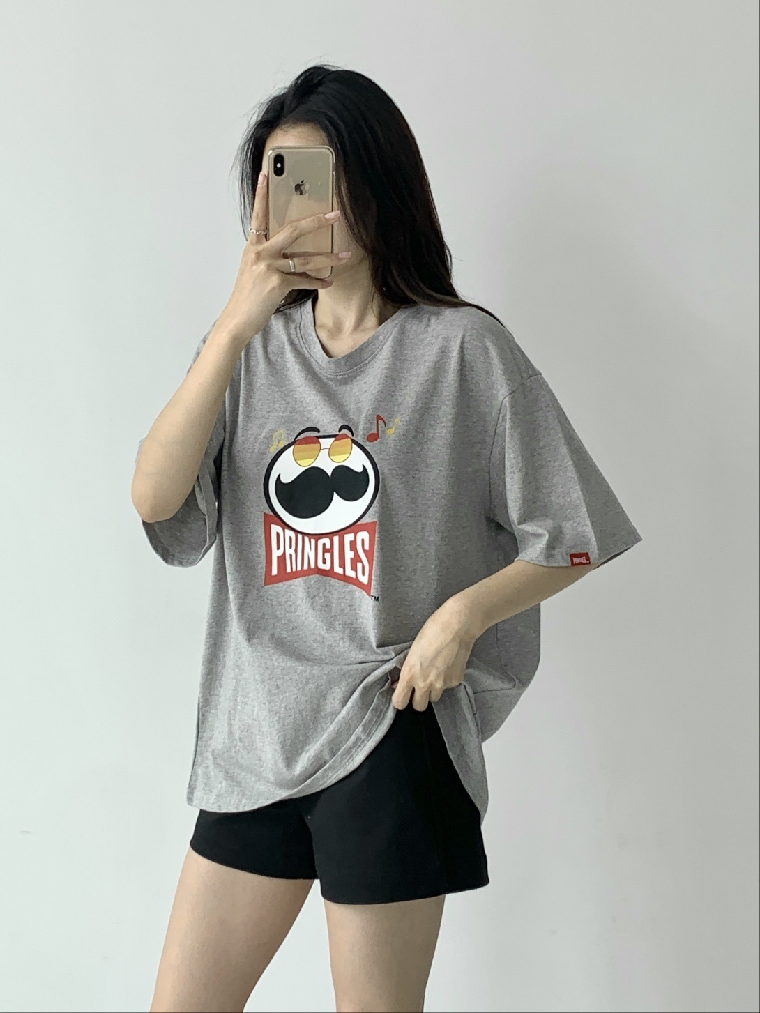 ラウンドネックボクシー半袖ロゴTシャツ | 詳細画像2