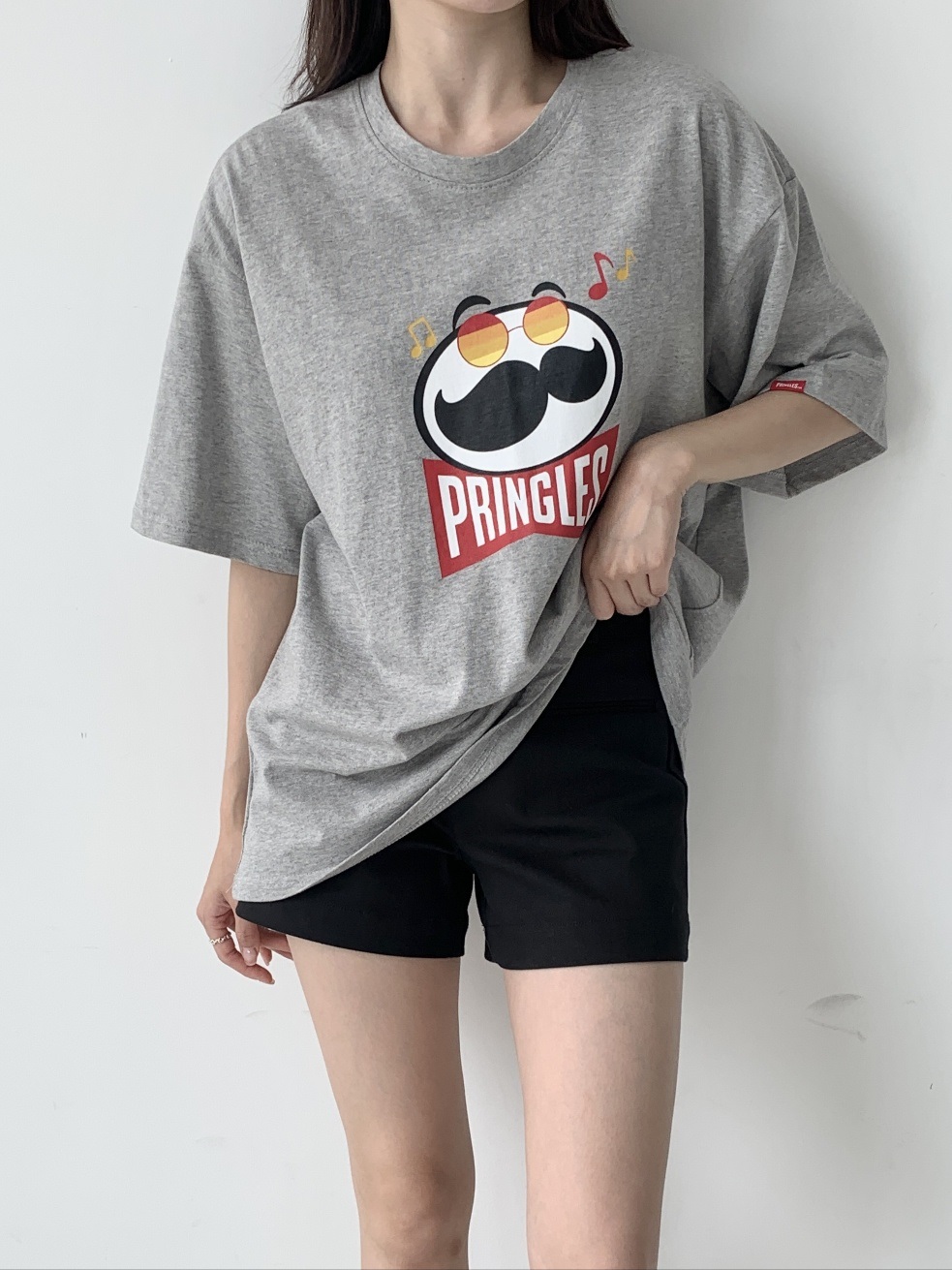 ラウンドネックボクシー半袖ロゴTシャツ | 詳細画像5