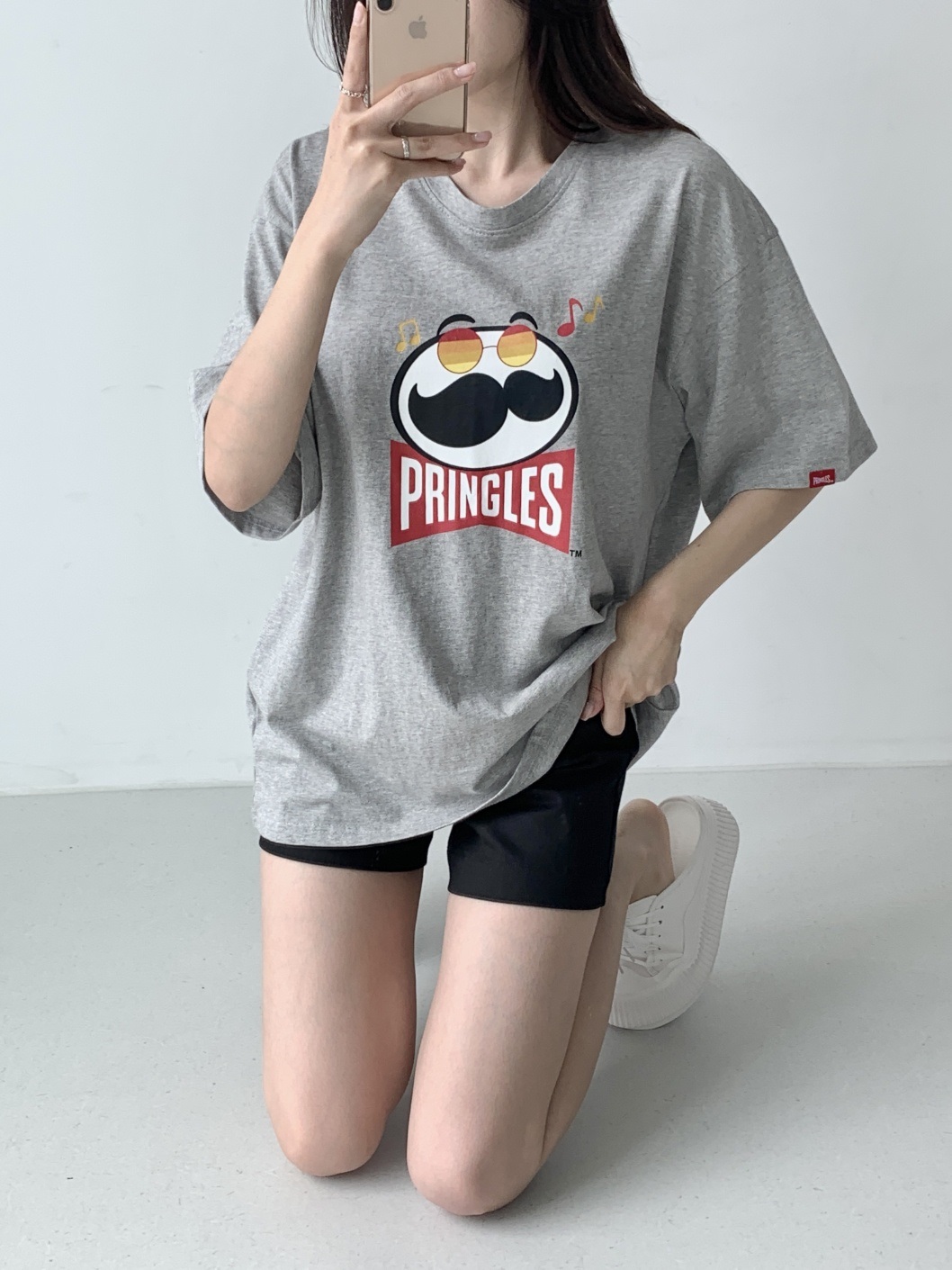 ラウンドネックボクシー半袖ロゴTシャツ | 詳細画像7