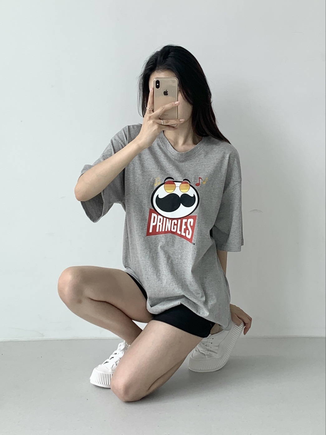ラウンドネックボクシー半袖ロゴTシャツ | 詳細画像8