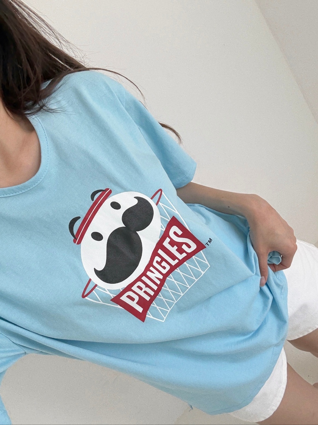 ラウンドネック半袖ロゴTシャツ | 詳細画像7