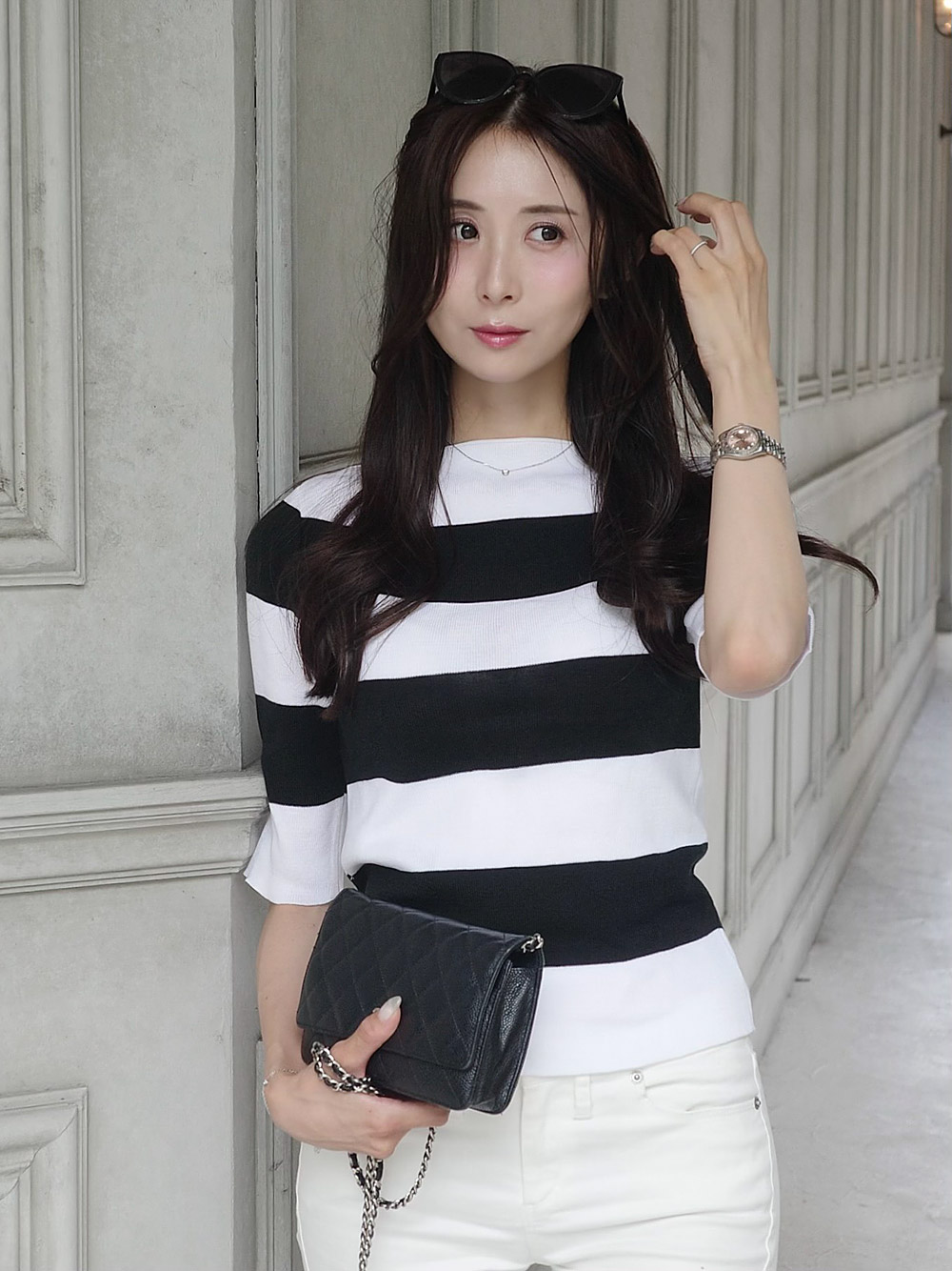 ボートネックニット | 詳細画像2