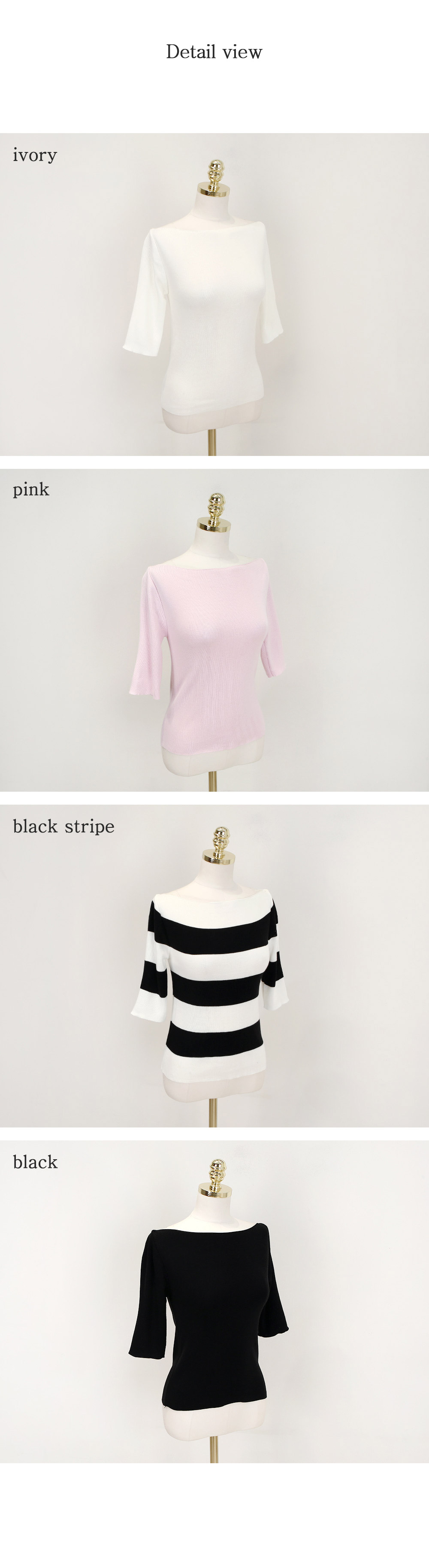 ボートネックニット | 詳細画像15