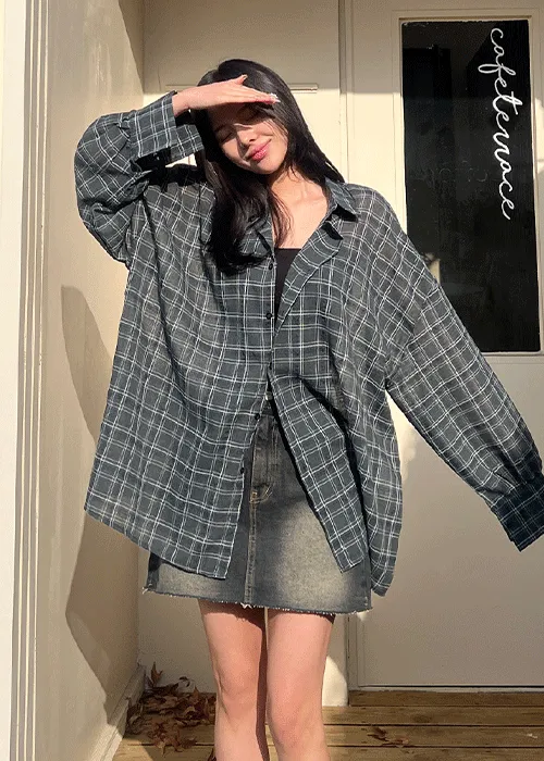 ボタンボクシービッグチェックシャツ | ALL FIT CLOSET | 詳細画像1