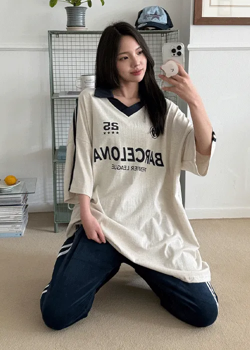 カラーボクシービッグロゴTシャツ | ALL FIT CLOSET | 詳細画像1