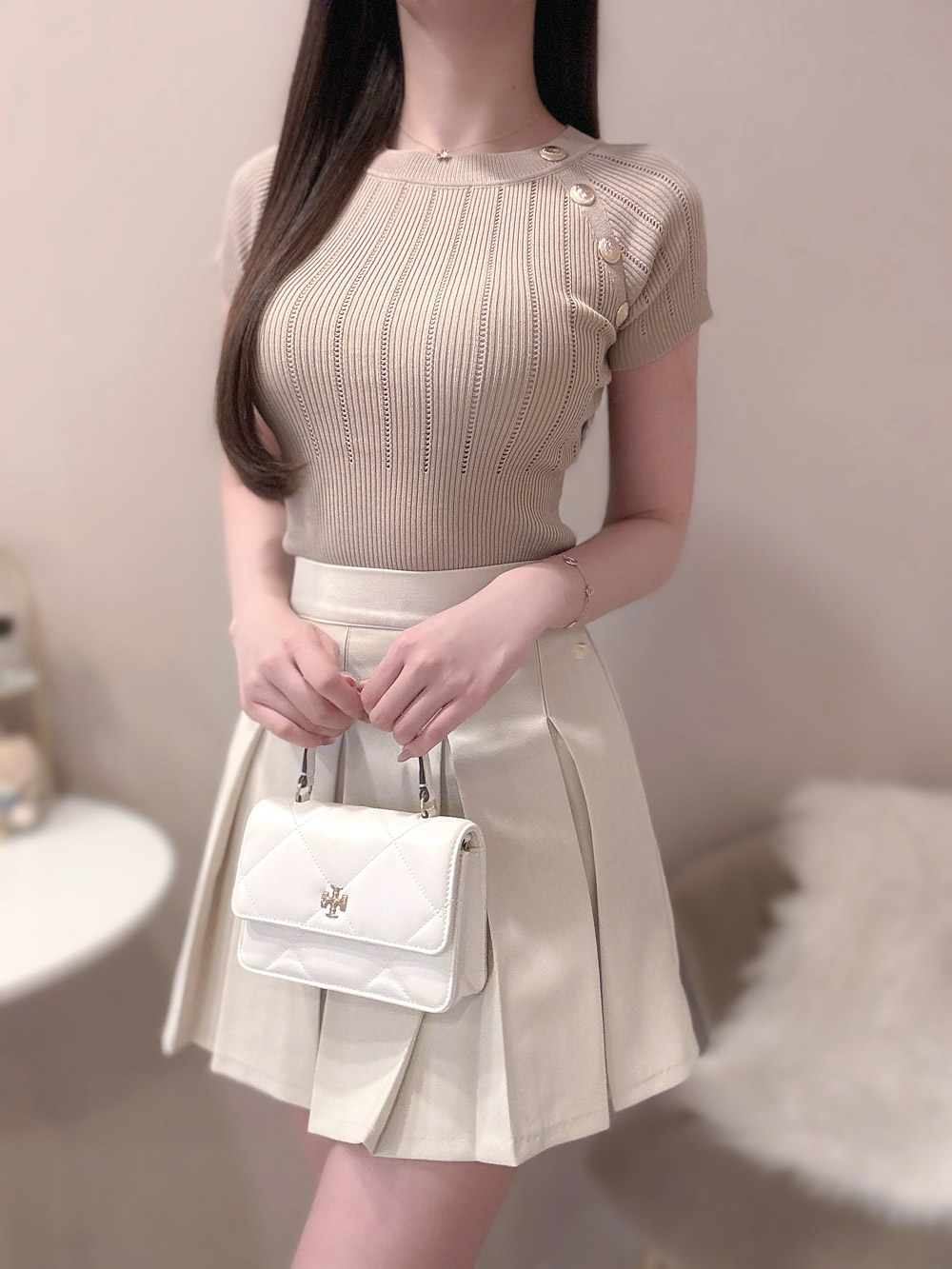 ゴールドボタンニット | 詳細画像3