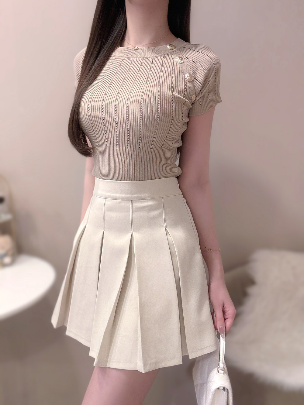 ゴールドボタンニット | 詳細画像10