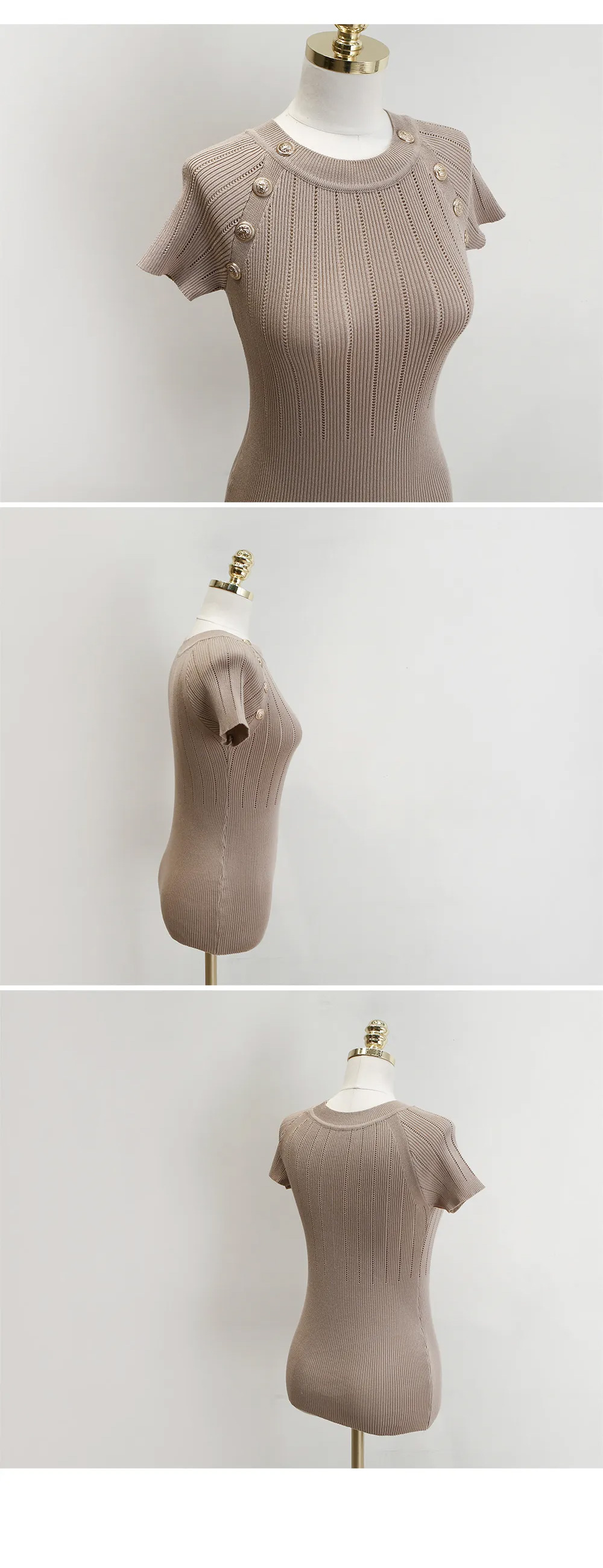 ゴールドボタンニット | 詳細画像14