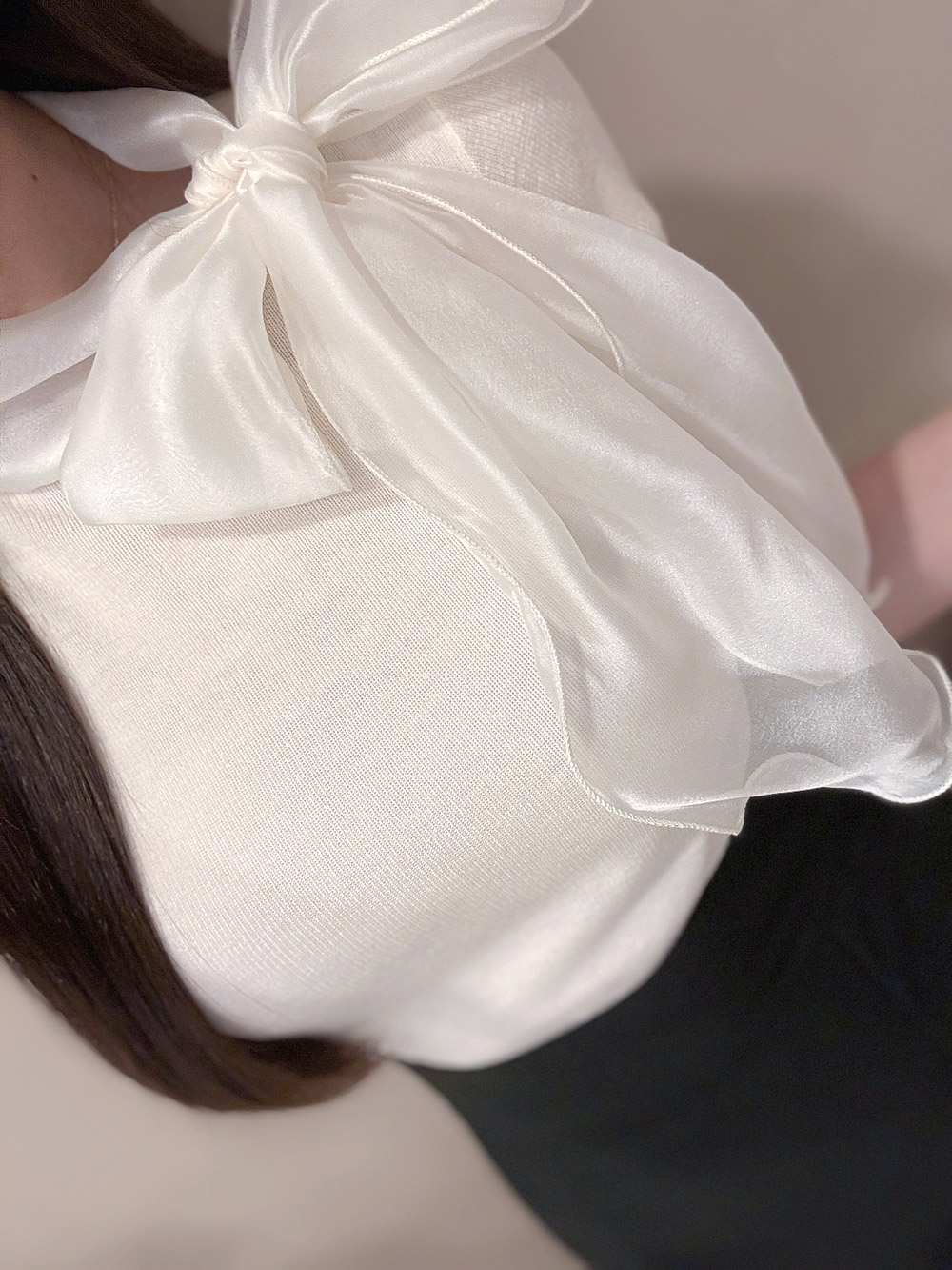 シフォンボリュームリボンニット | 詳細画像11