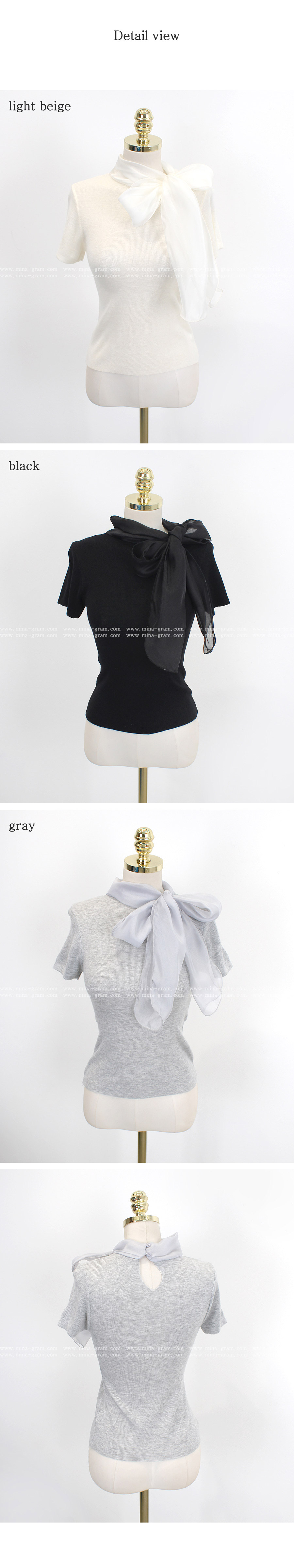 シフォンボリュームリボンニット | 詳細画像12