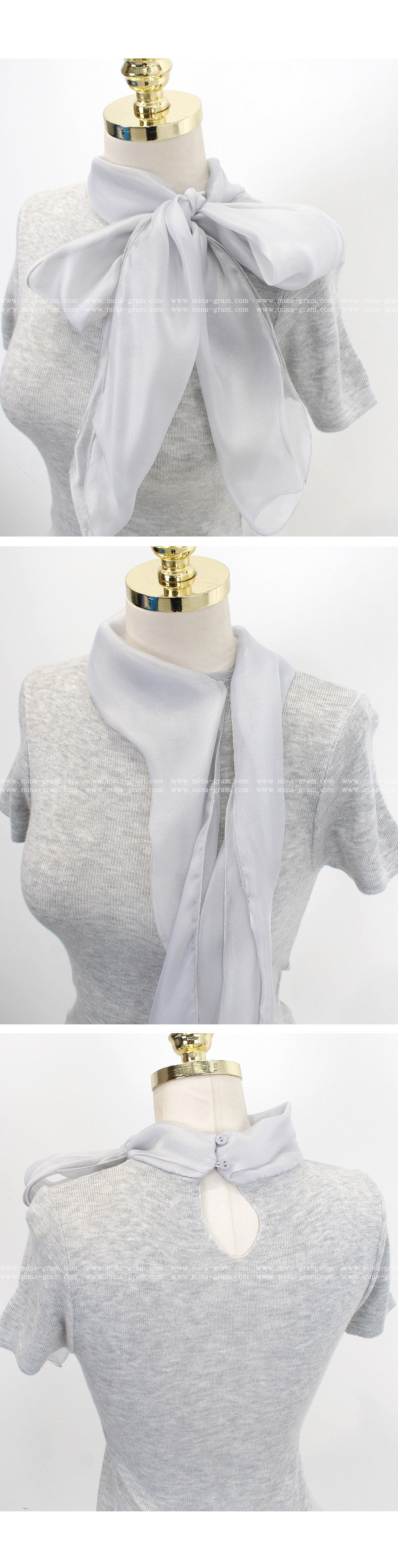 シフォンボリュームリボンニット | 詳細画像13