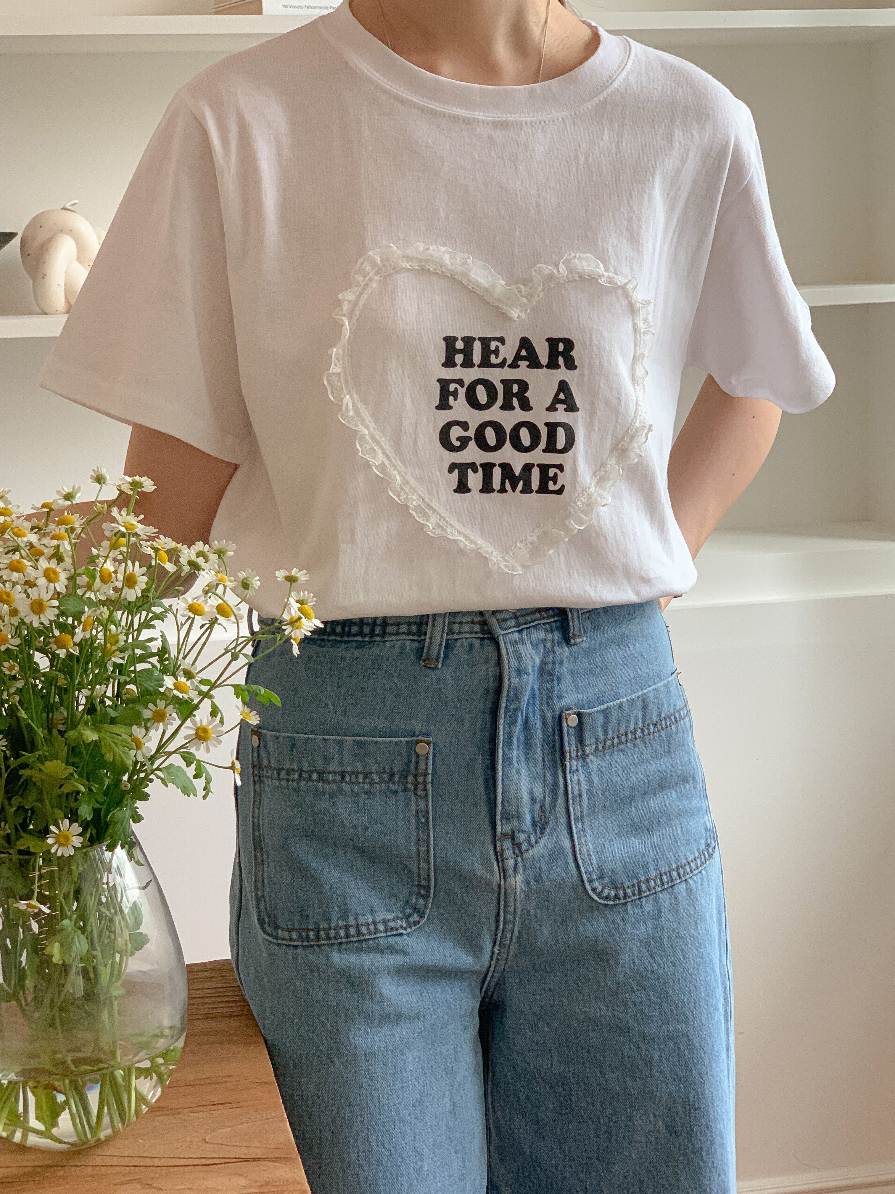 ラウンドネック半袖ロゴレースTシャツ | 詳細画像17