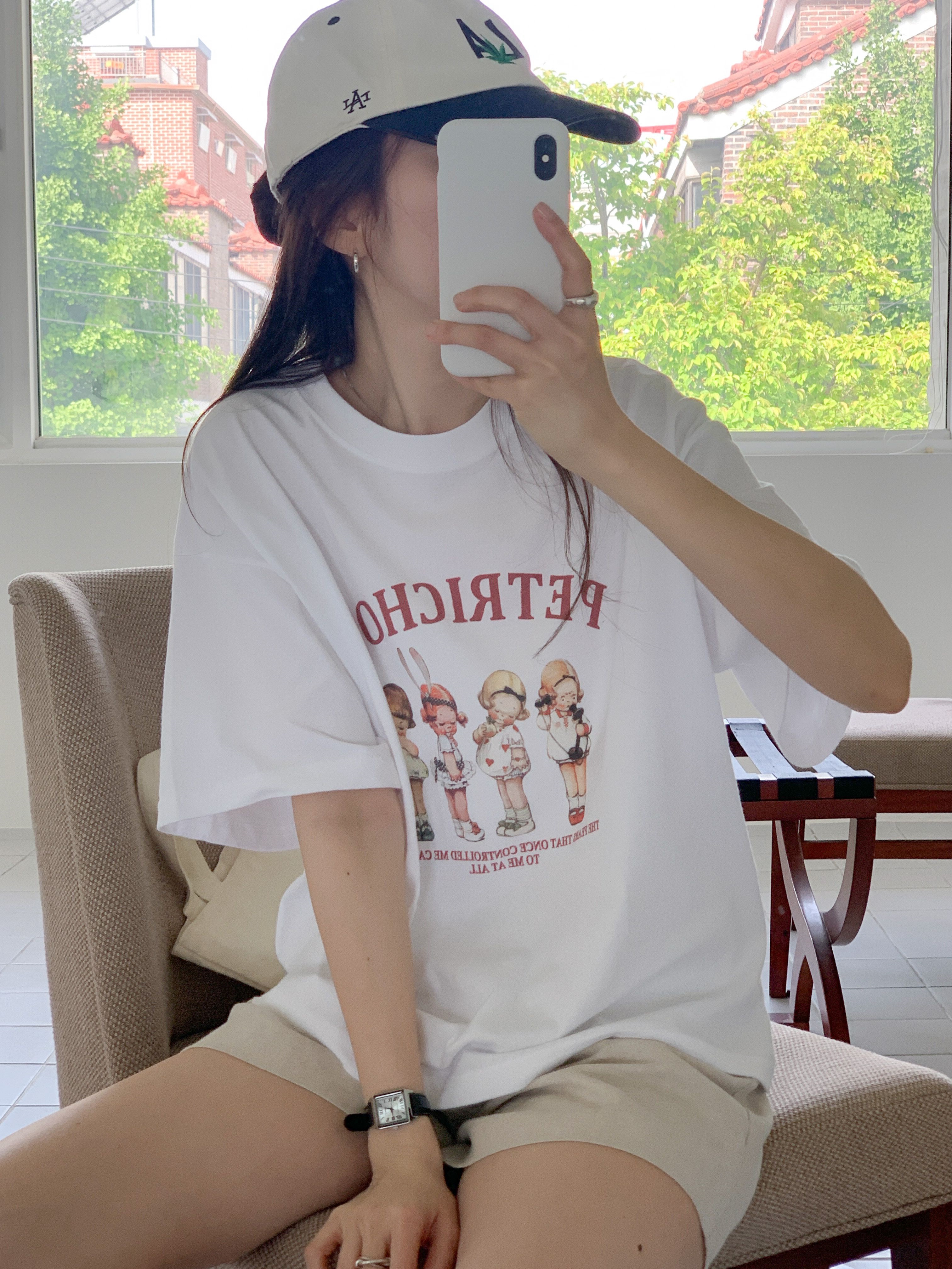 ラウンドネック半袖ロゴTシャツ | 詳細画像4