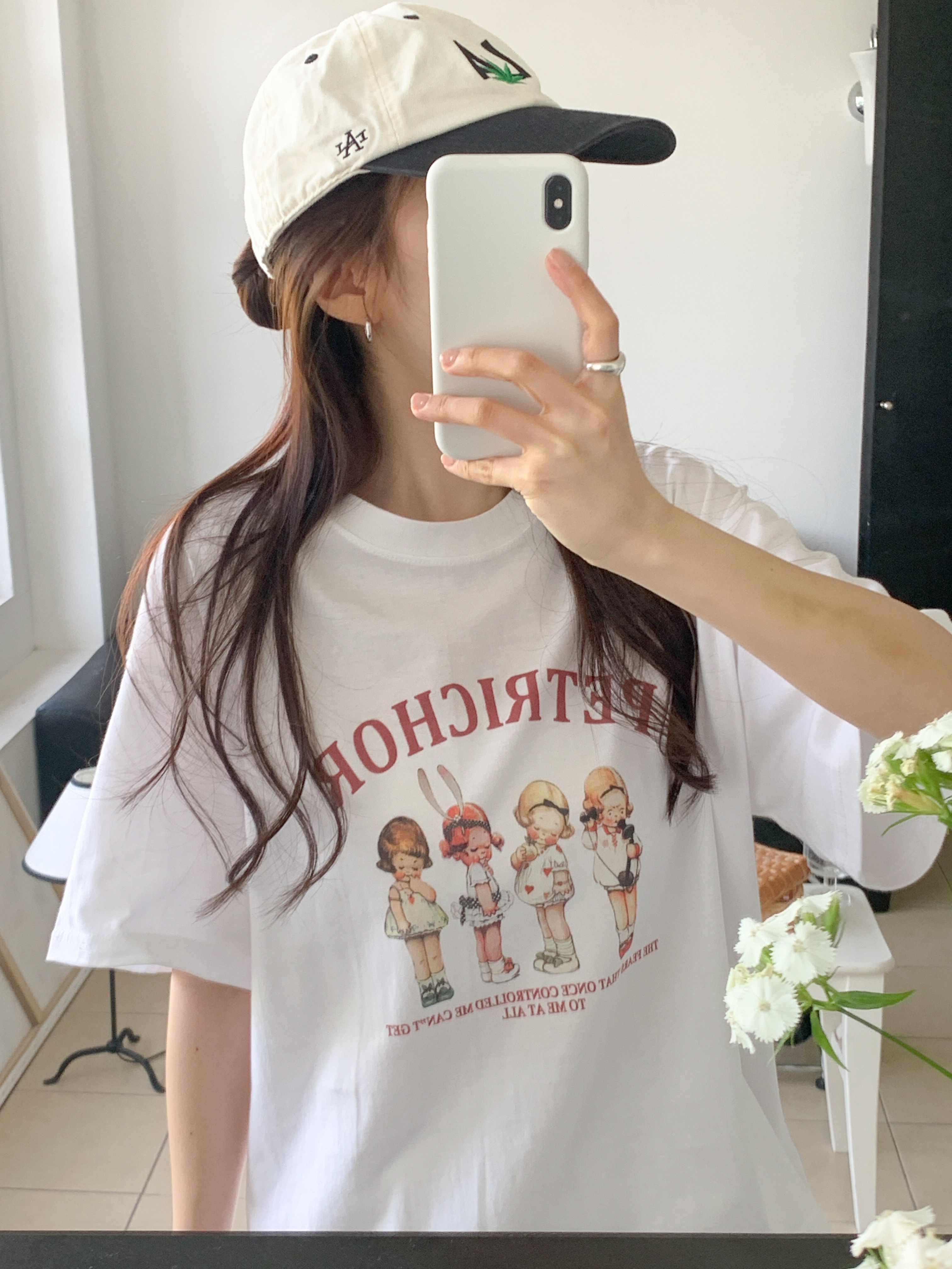 ラウンドネック半袖ロゴTシャツ | 詳細画像5