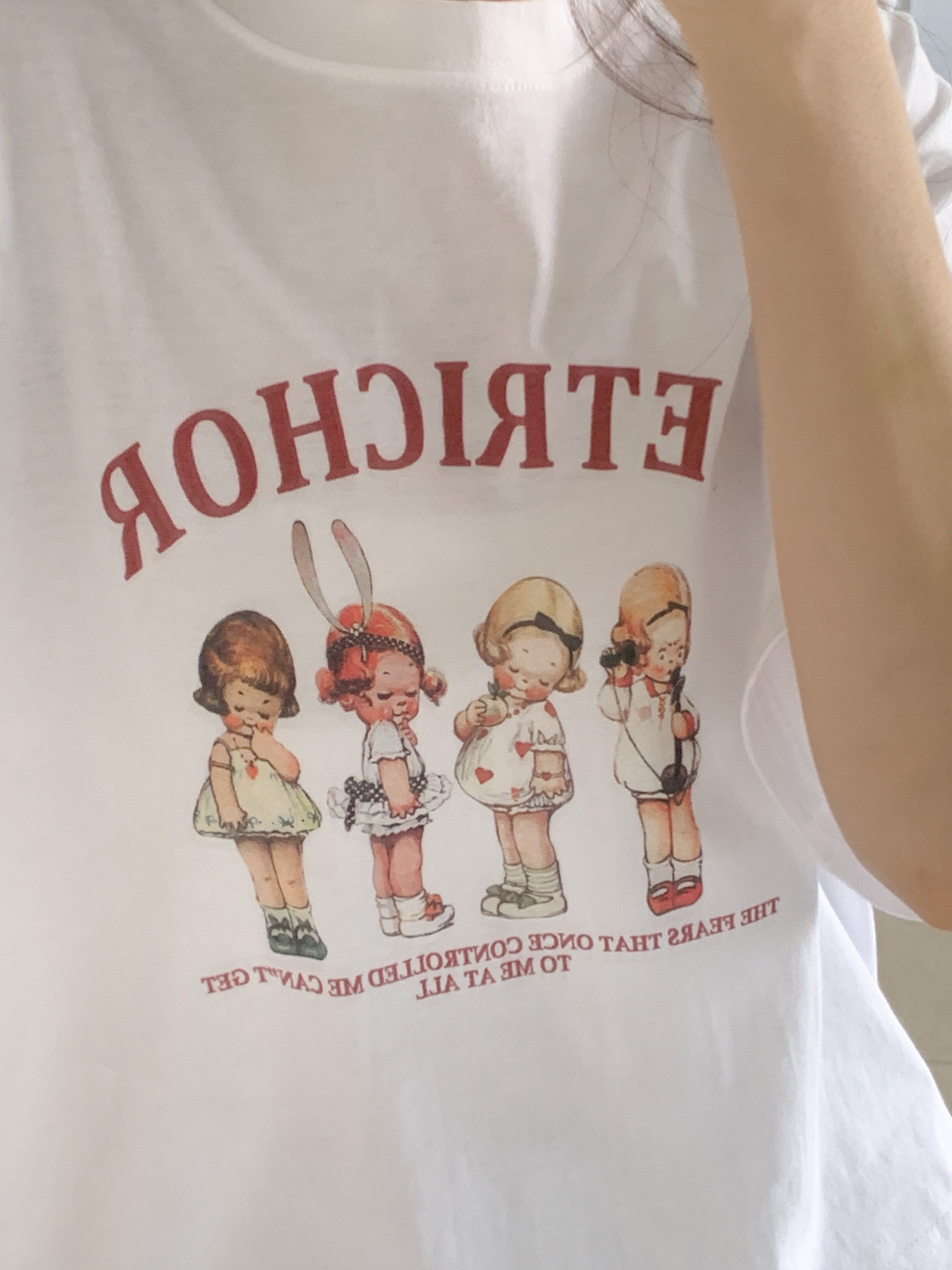 ラウンドネック半袖ロゴTシャツ | 詳細画像7