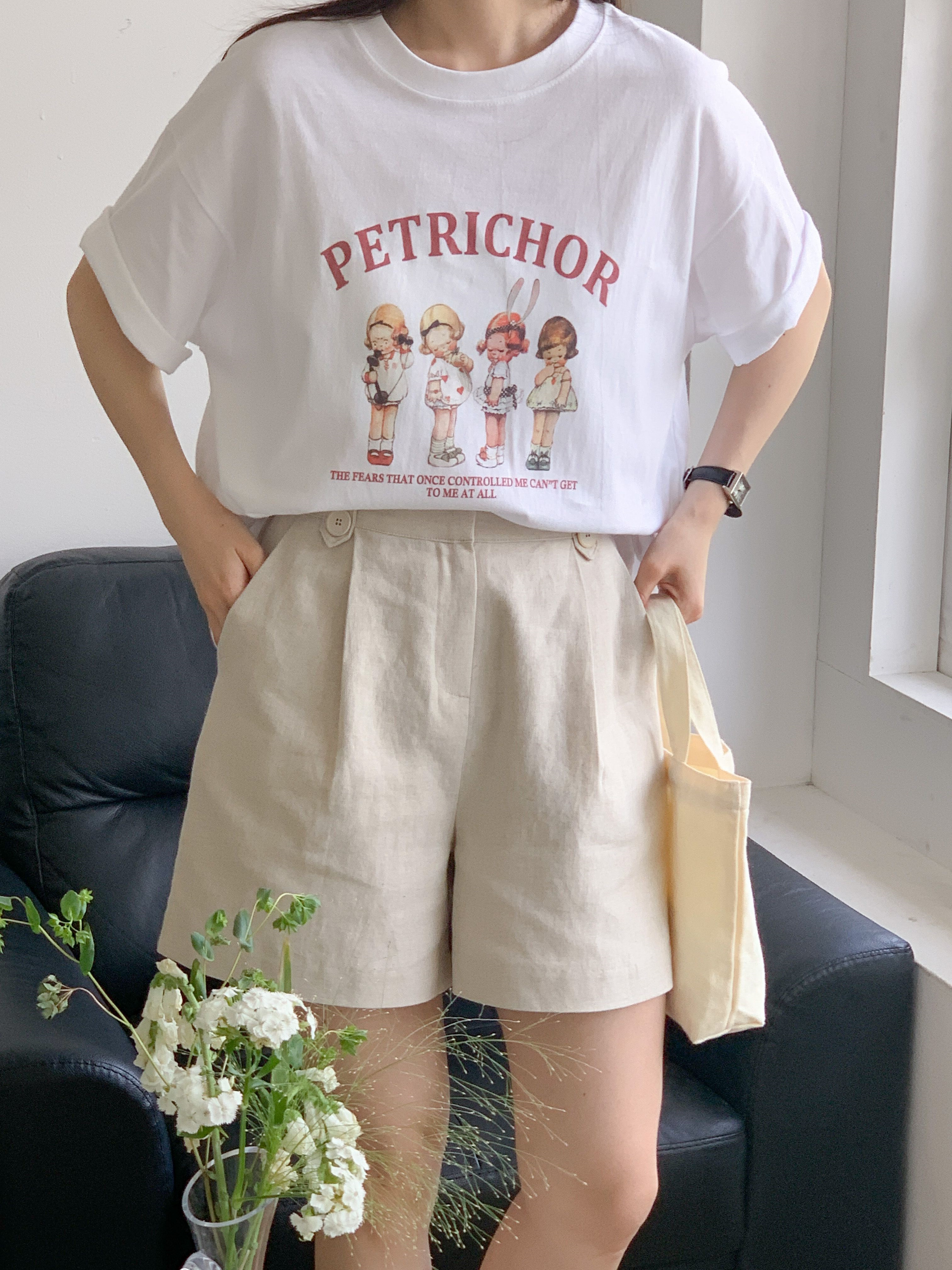 ラウンドネック半袖ロゴTシャツ | 詳細画像13