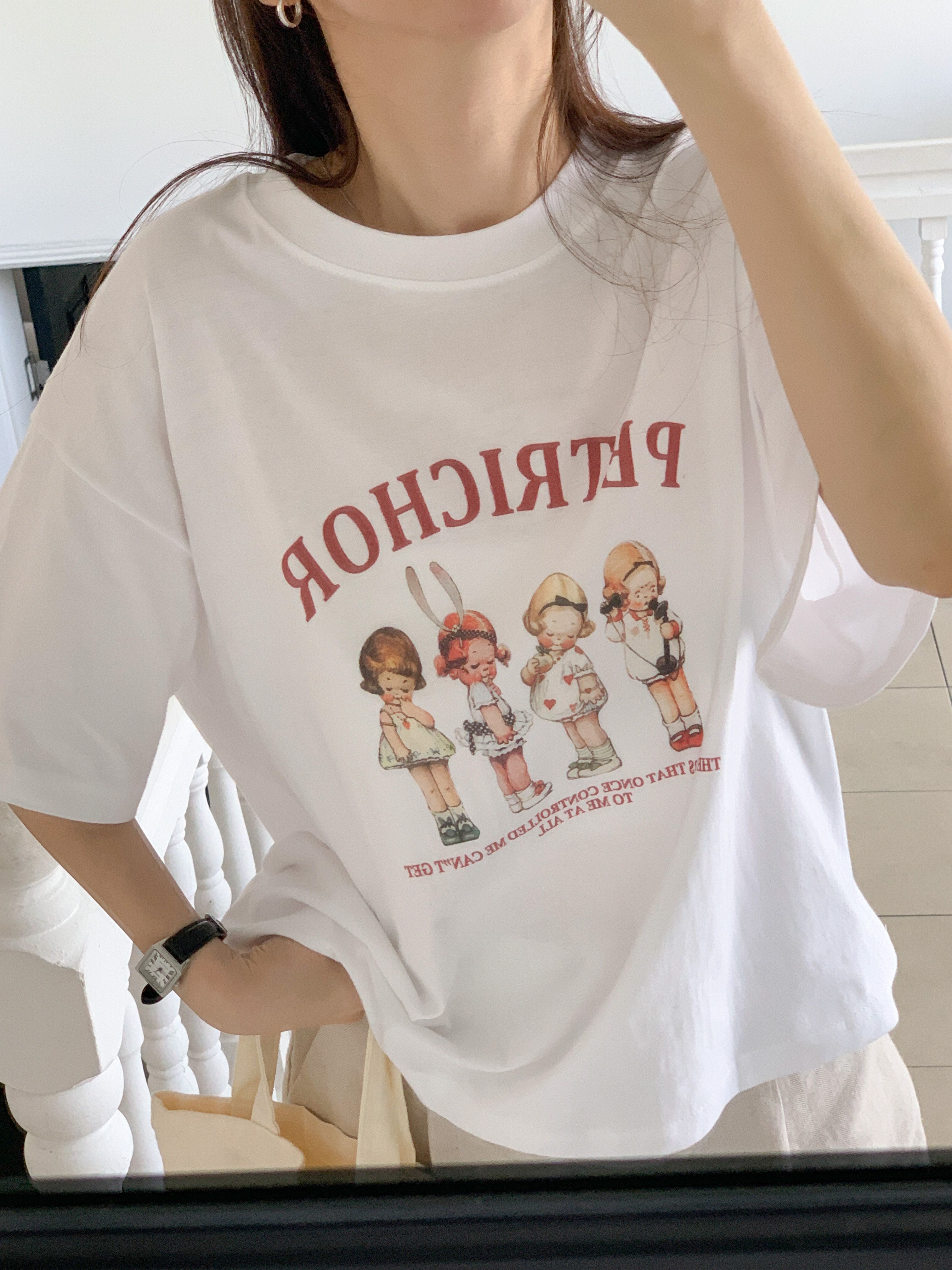 ラウンドネック半袖ロゴTシャツ | 詳細画像14