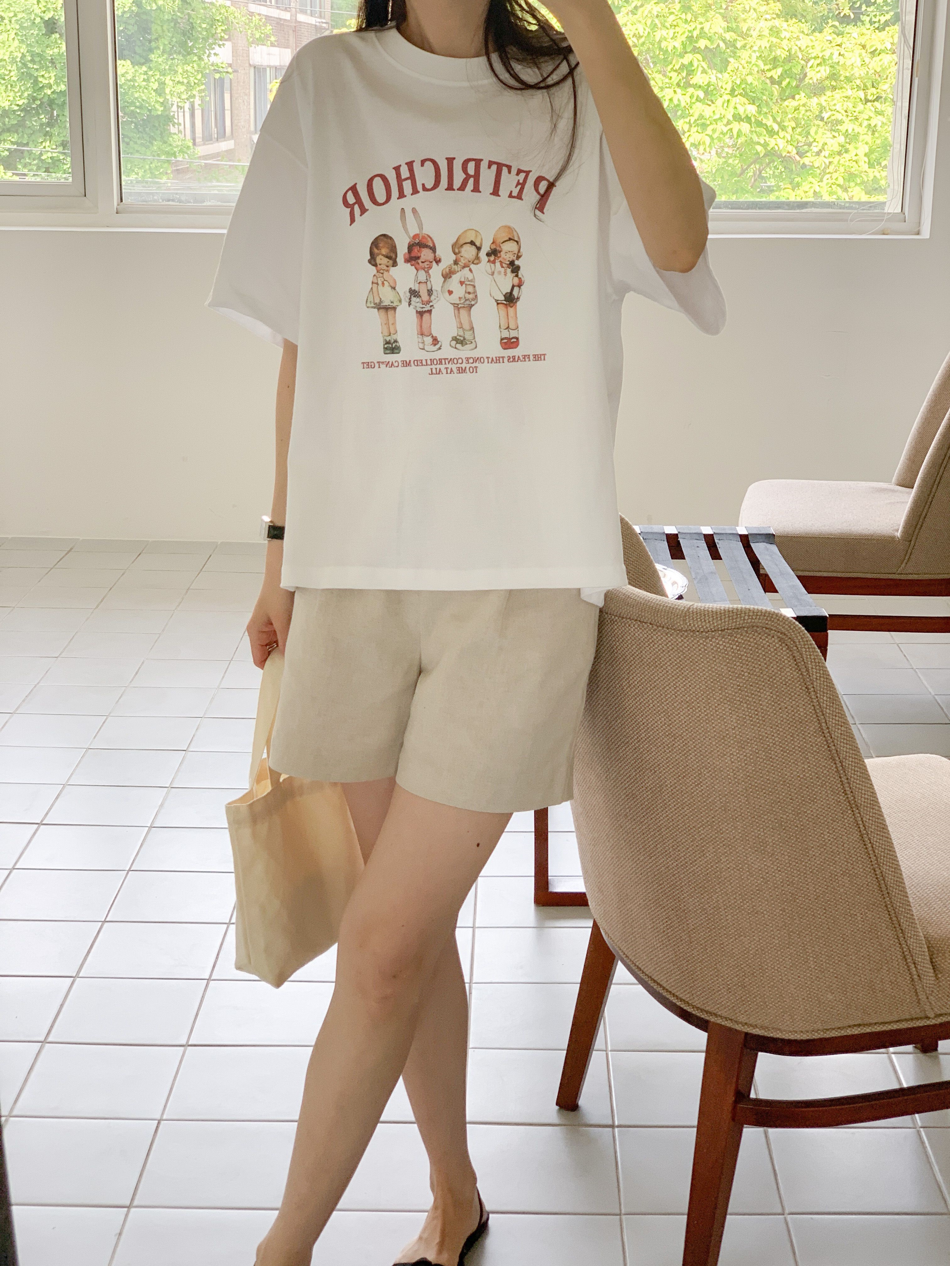 ラウンドネック半袖ロゴTシャツ | 詳細画像17