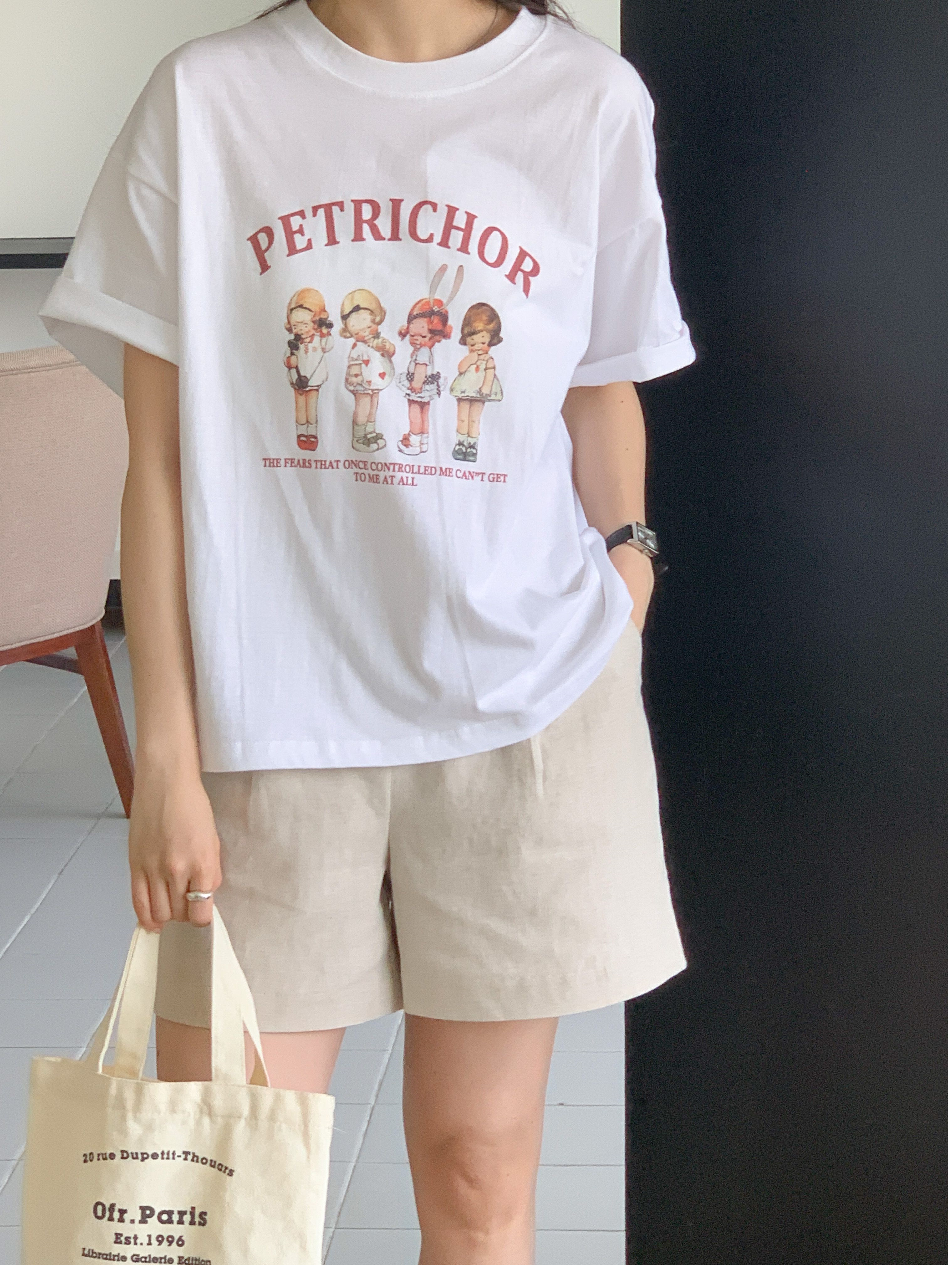 ラウンドネック半袖ロゴTシャツ | 詳細画像19
