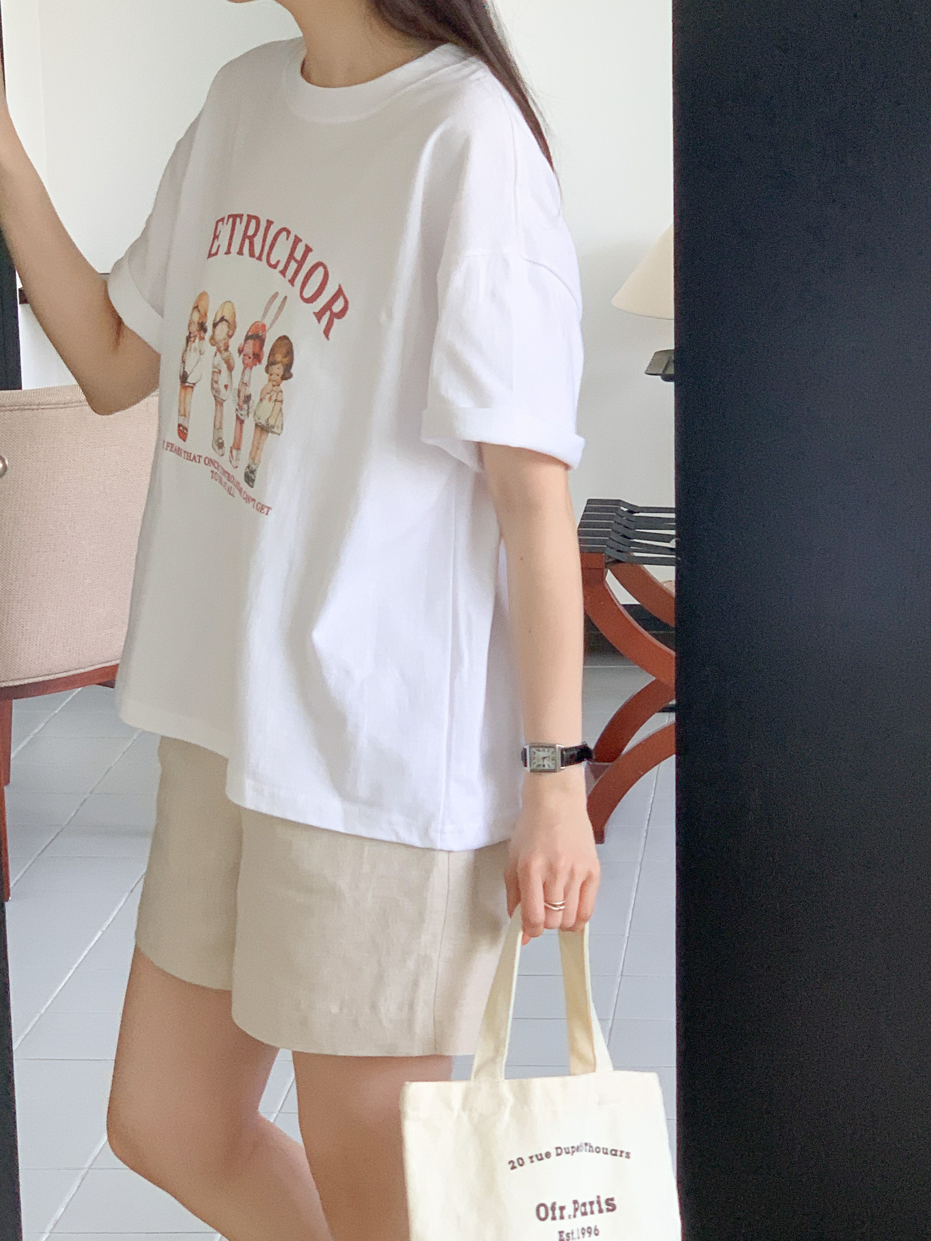 ラウンドネック半袖ロゴTシャツ | 詳細画像20