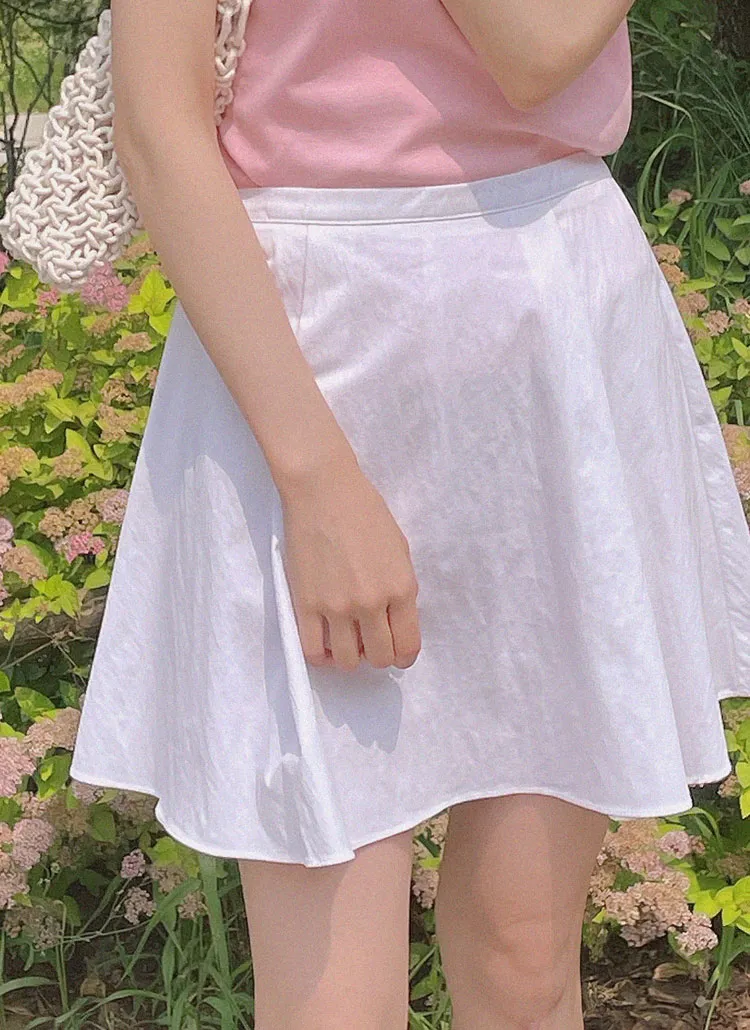 ミニフレア無地スカート | naturalmind | 詳細画像1