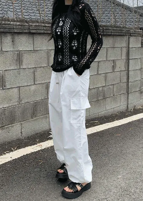 ジョガードローストリングバックゴムパンツ | blackpacker | 詳細画像1
