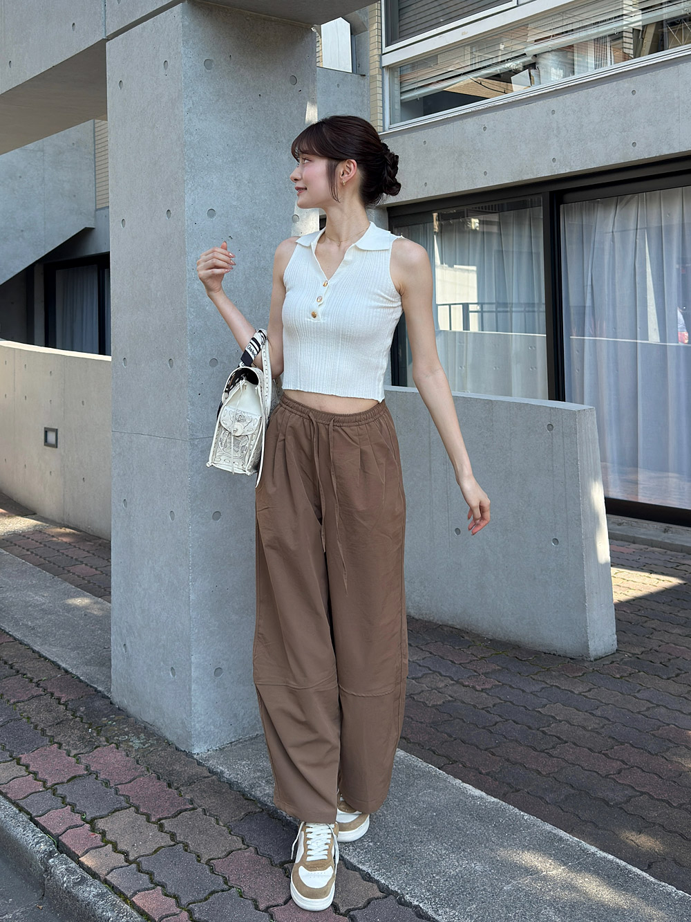 ウエストゴムルーズカーゴパンツ | 詳細画像3