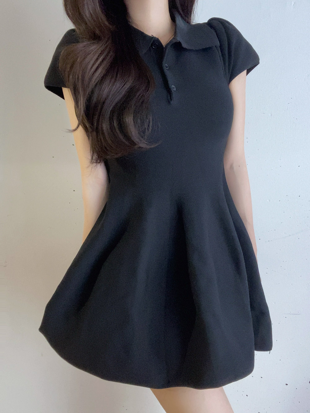 bubbles ポロバルーンワンピース BUBBLES】ポロバルーンワンピース