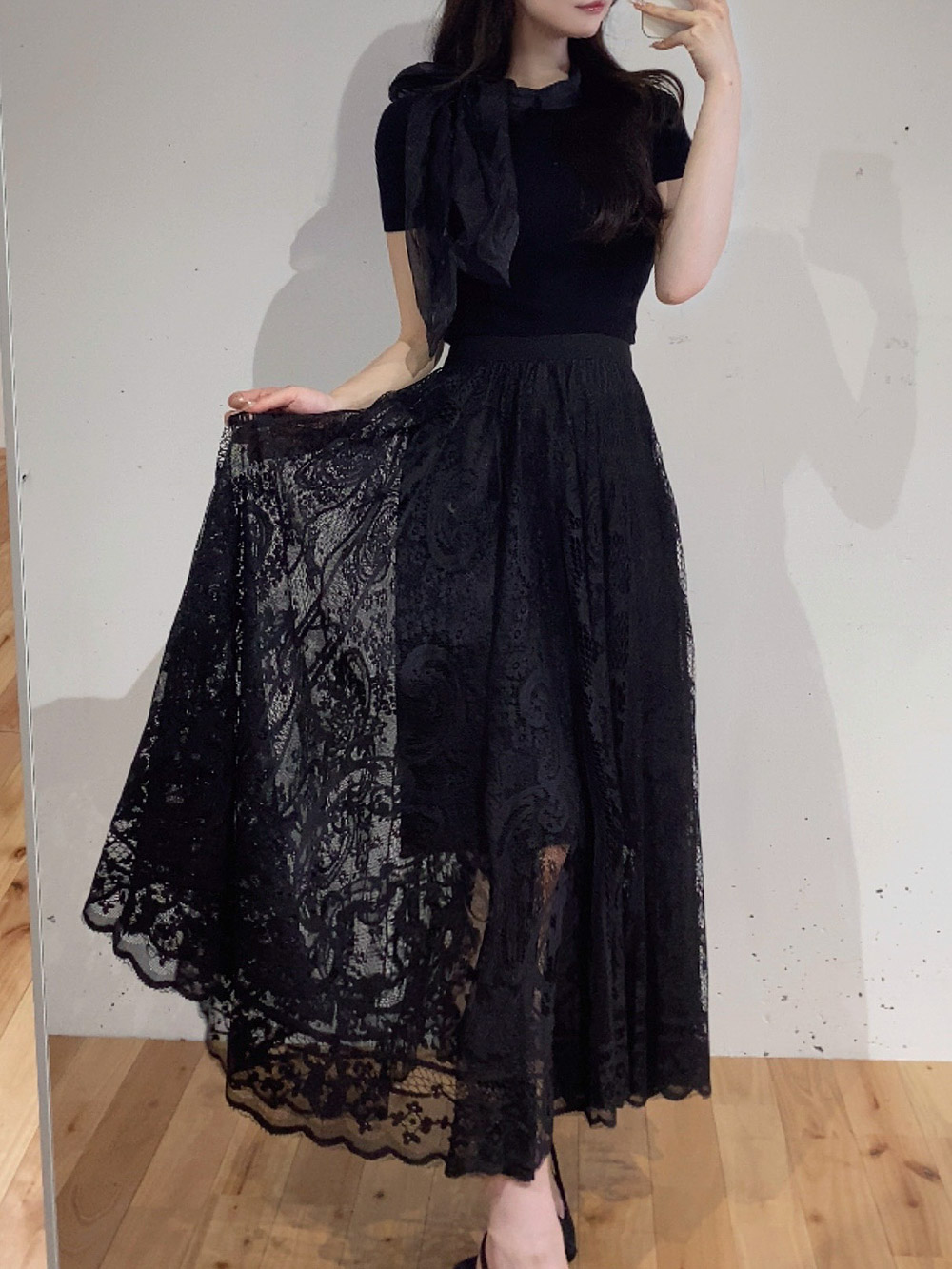 レースフレアスカート | 詳細画像4