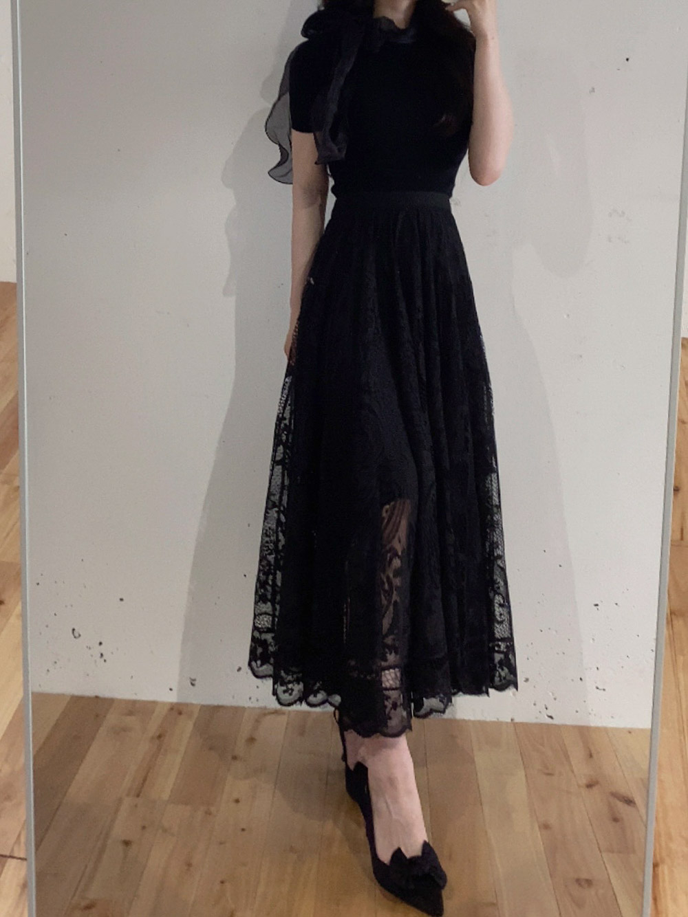 レースフレアスカート | 詳細画像5