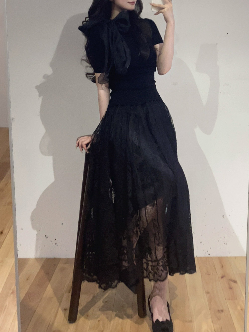 レースフレアスカート | 詳細画像6