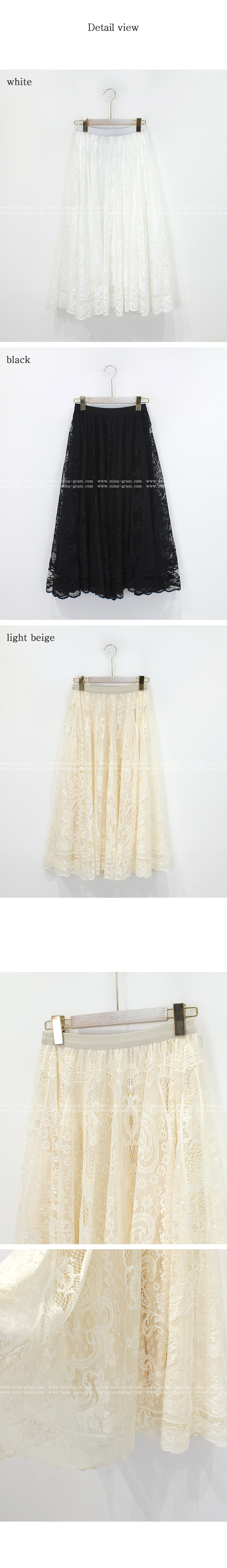 レースフレアスカート | 詳細画像12