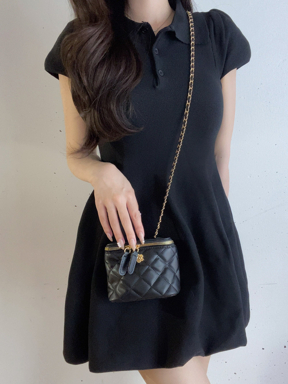 マイクロキルティングバニティバッグ | 詳細画像6