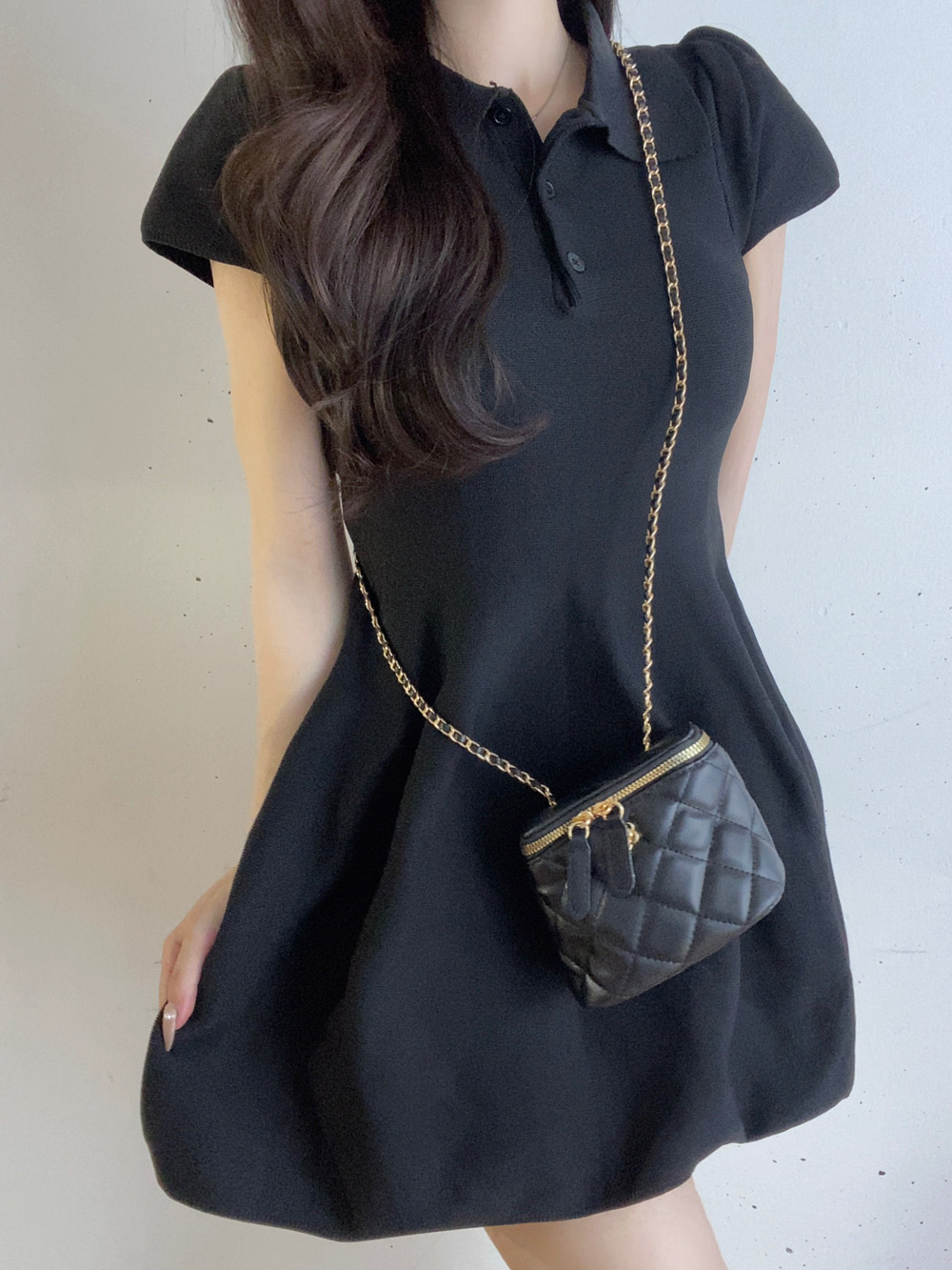 マイクロキルティングバニティバッグ | 詳細画像9