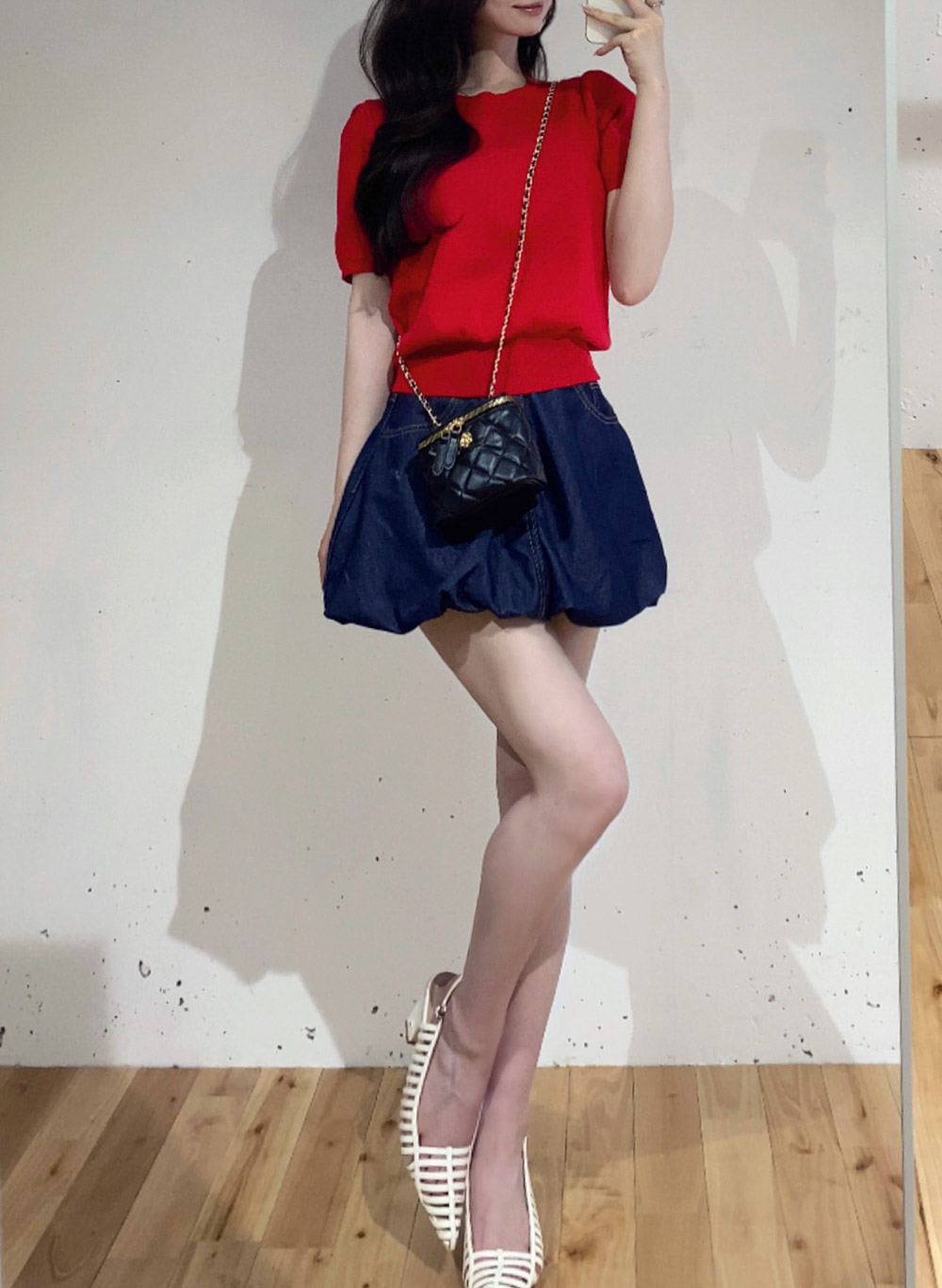 マイクロキルティングバニティバッグ | 詳細画像12