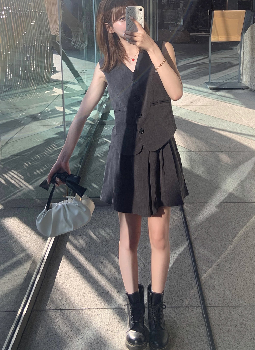 【セットアップ】ノースリーブベスト&キュロット | 詳細画像2