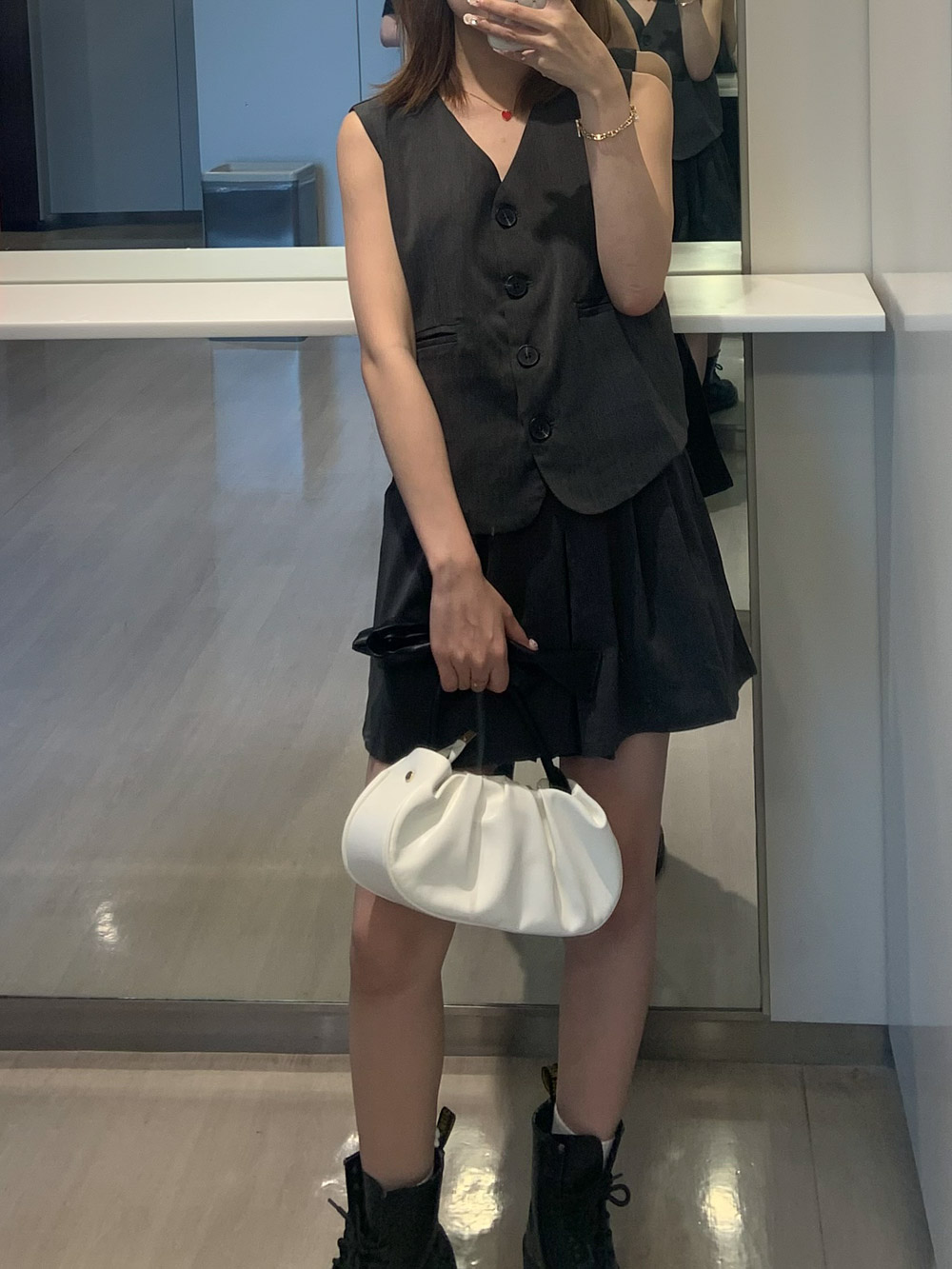 【セットアップ】ノースリーブベスト&キュロット | 詳細画像4