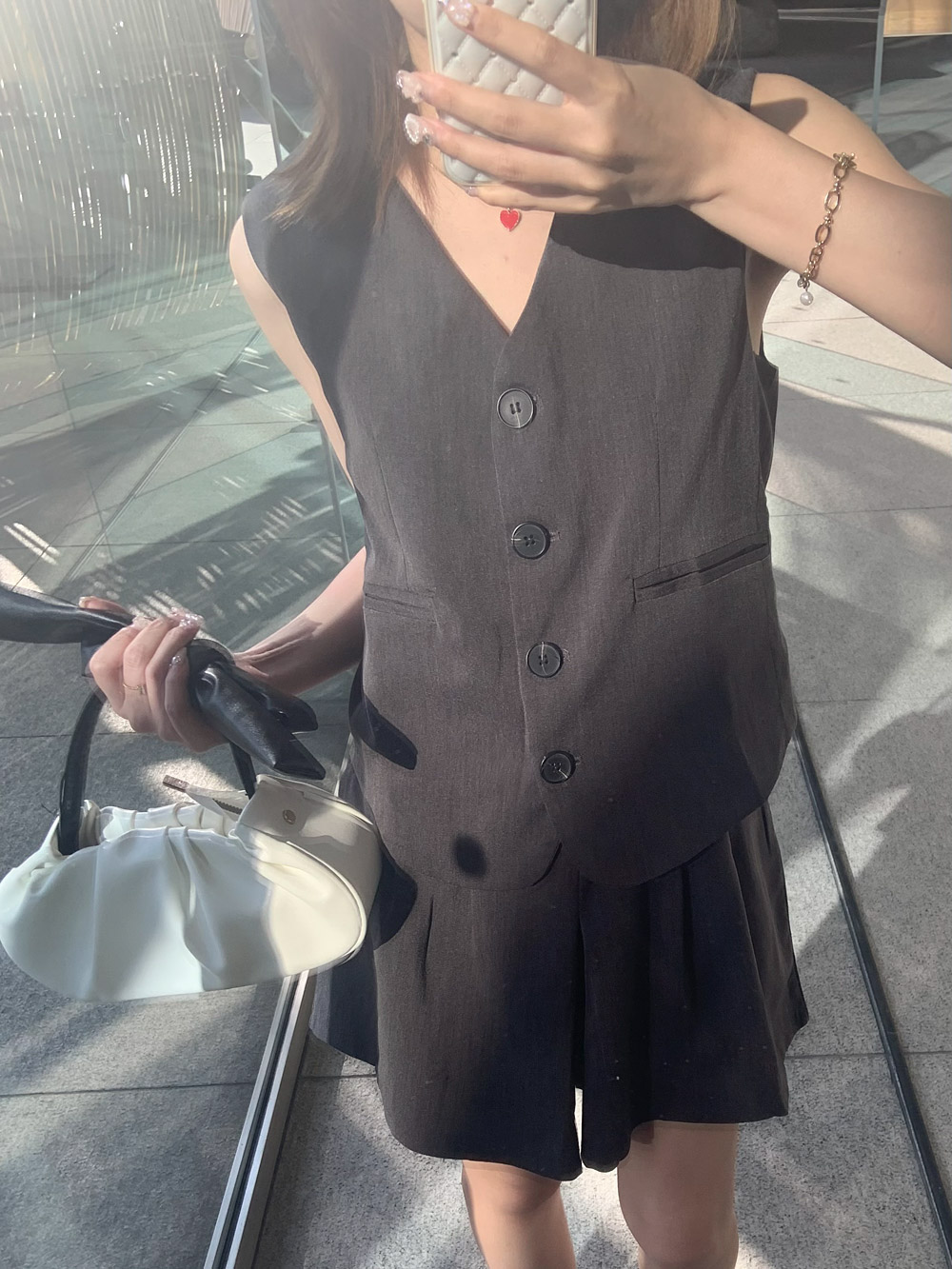 【セットアップ】ノースリーブベスト&キュロット | 詳細画像16