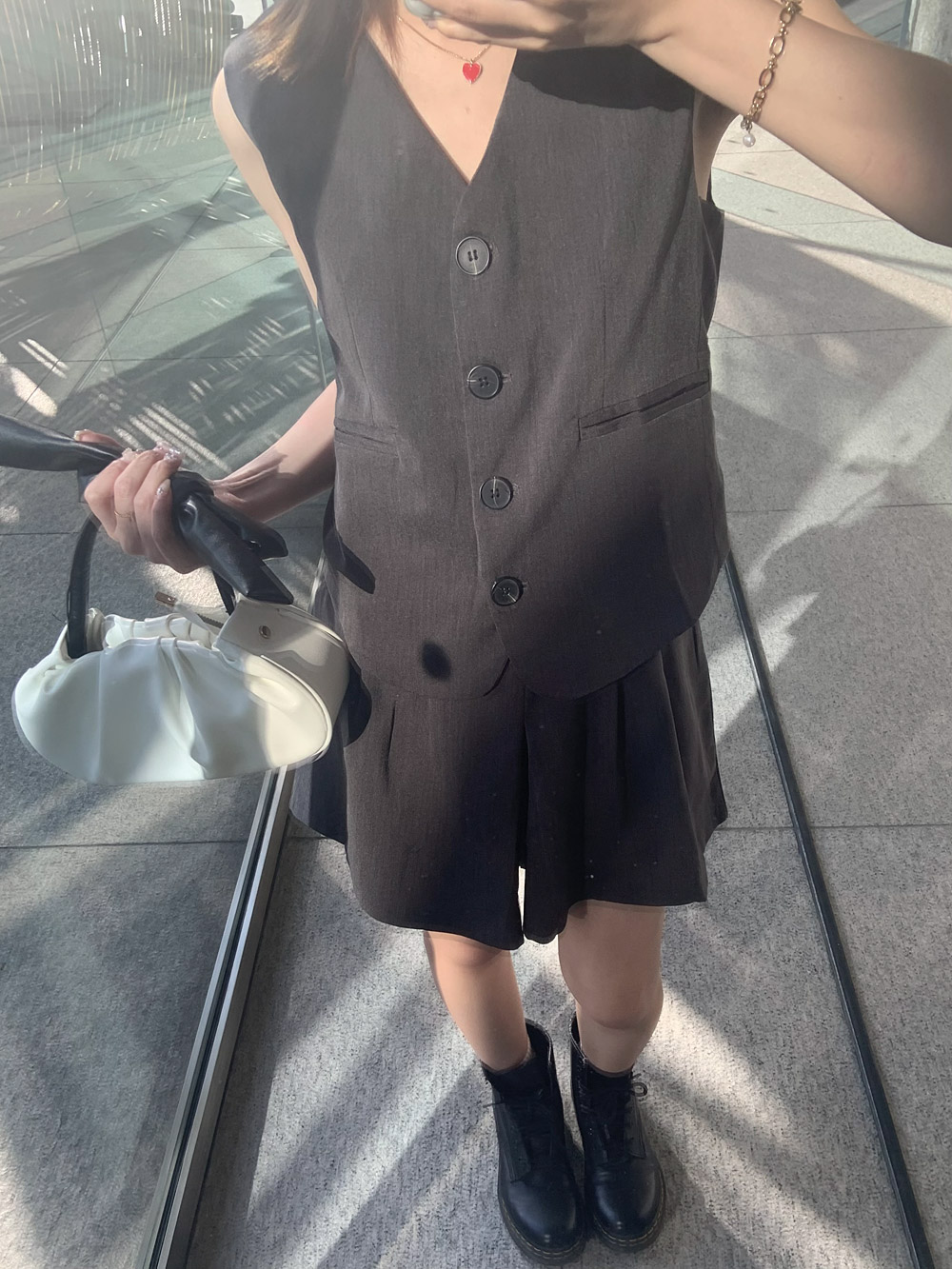 【セットアップ】ノースリーブベスト&キュロット | 詳細画像17