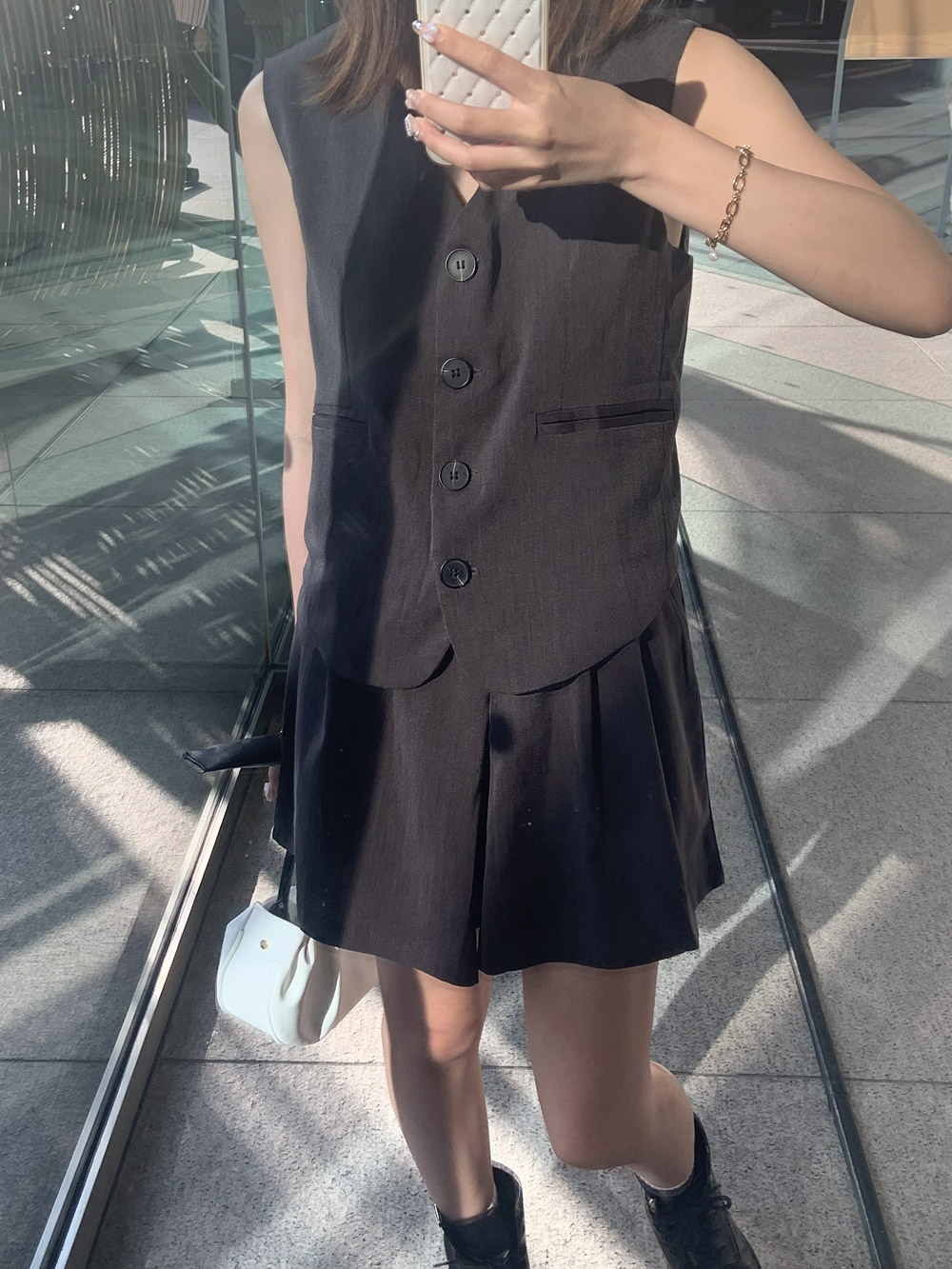 【セットアップ】ノースリーブベスト&キュロット | 詳細画像18