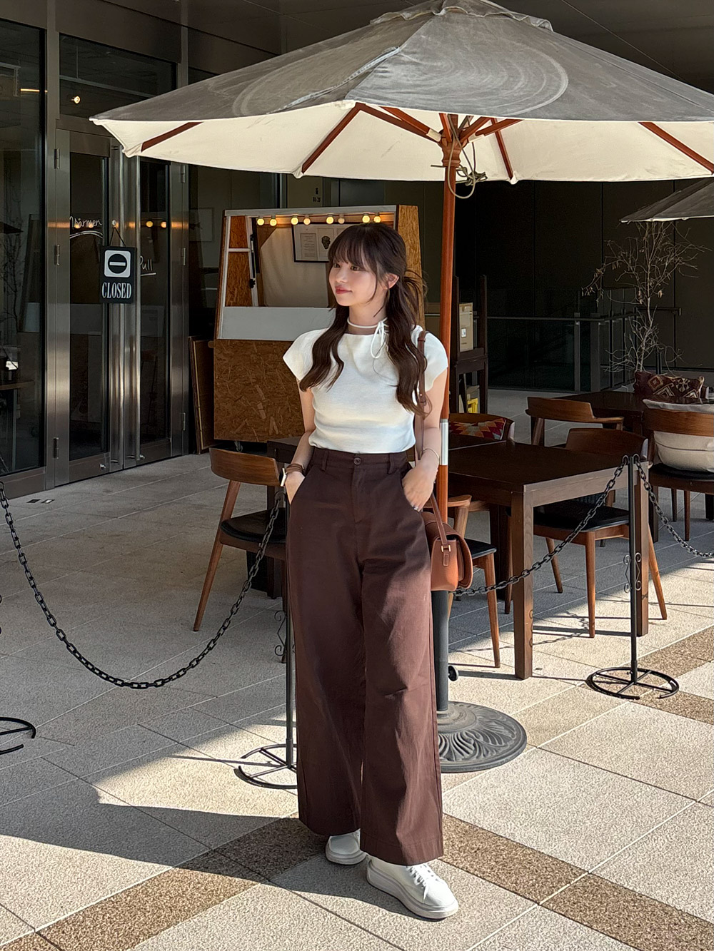 ストラップ付ボートネックフレンチニット | 詳細画像4