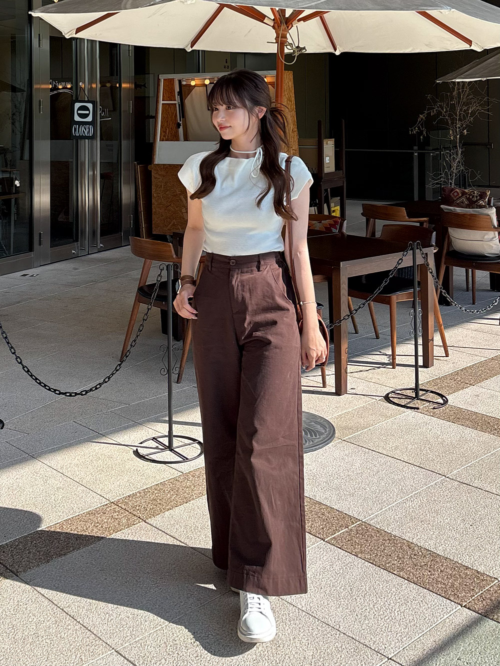 ストラップ付ボートネックフレンチニット | 詳細画像9