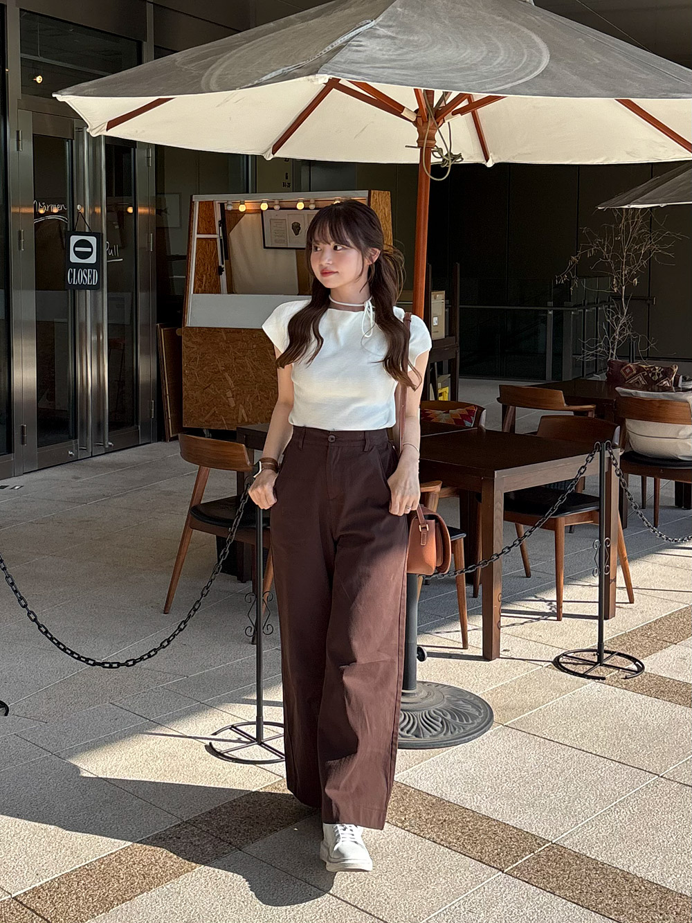 ストラップ付ボートネックフレンチニット | 詳細画像12