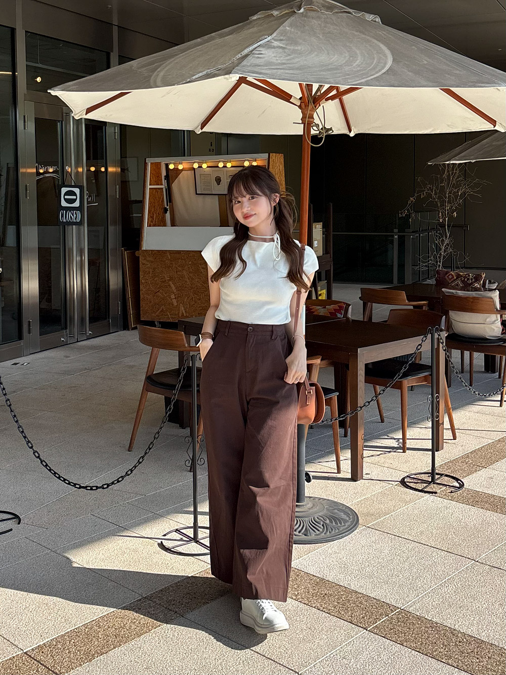 ストラップ付ボートネックフレンチニット | 詳細画像14