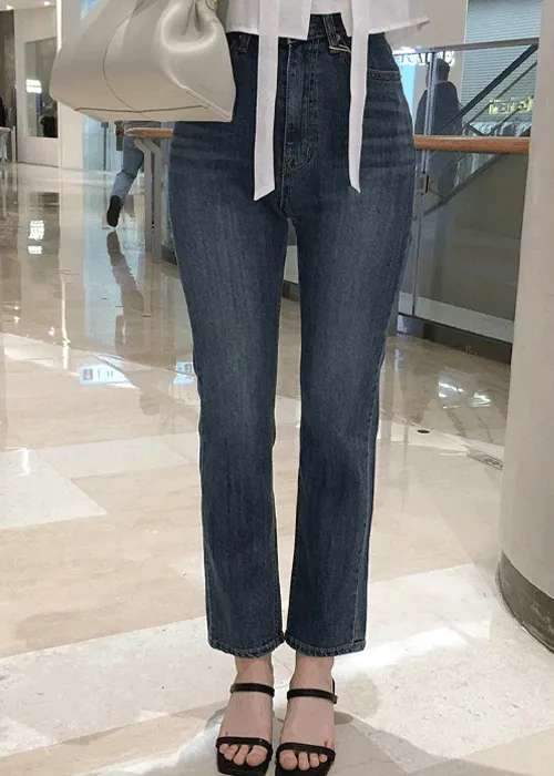 ストレートウォッシングデニムパンツ | mimood | 詳細画像1