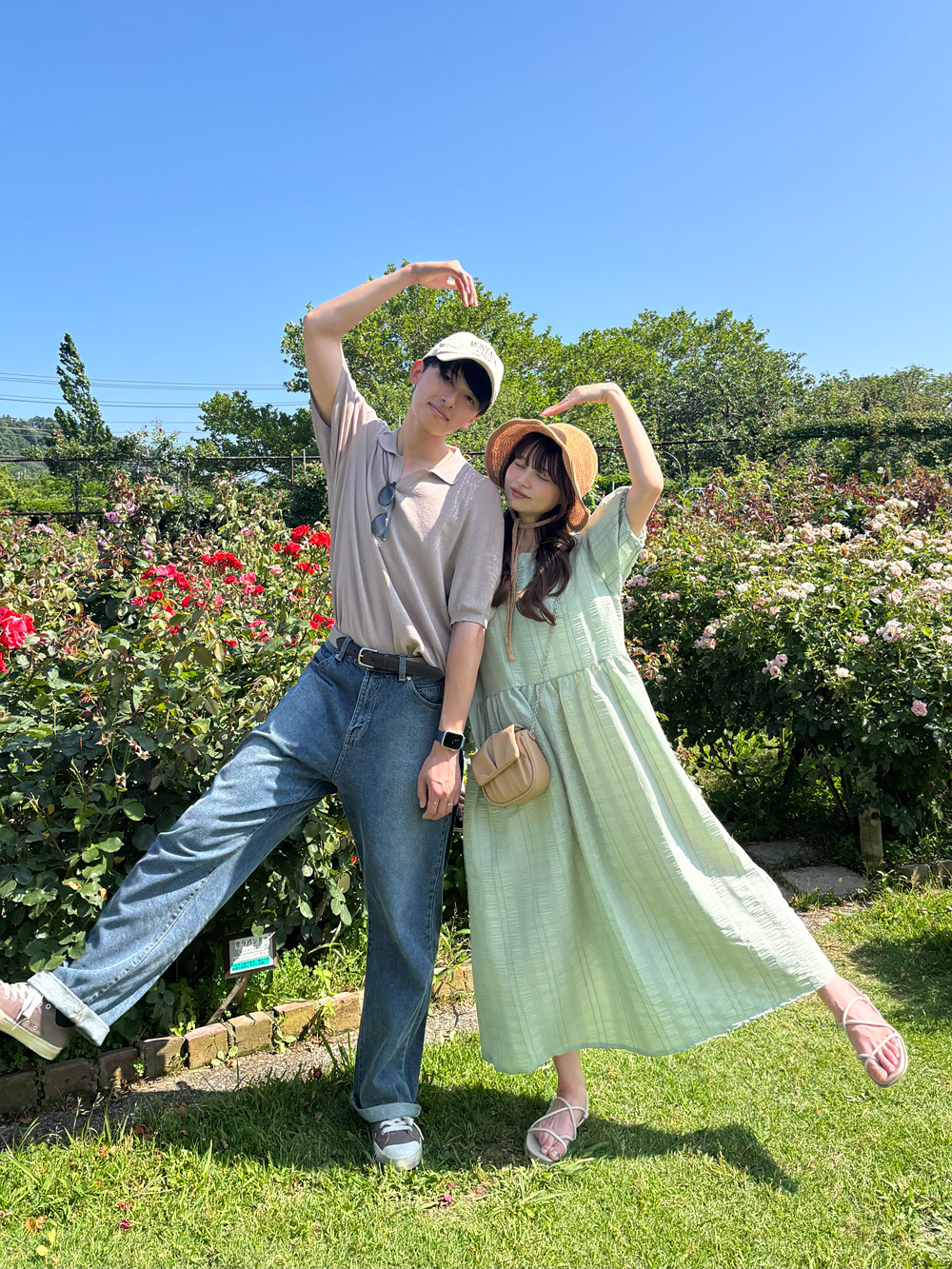 はな♡D&G チェックワンピース flower（ファッション） ワンピース ナチュラルチェック