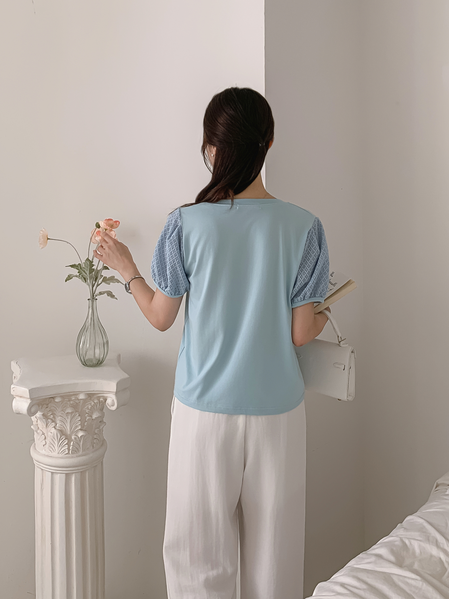 ピンタックパフスリーブTシャツ | 詳細画像7