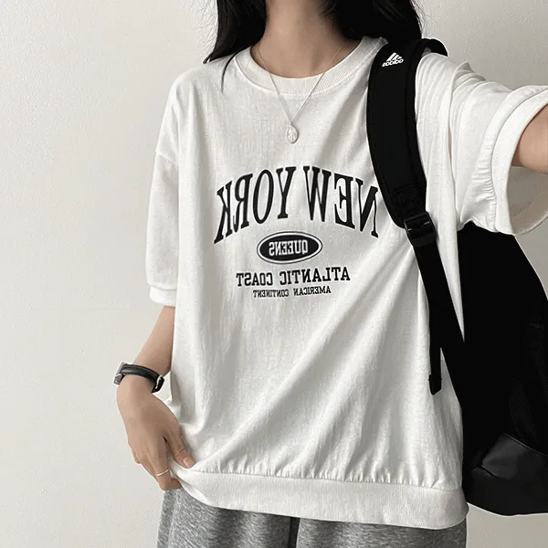 半袖ロゴスウェットTシャツ | hijjoo | 詳細画像1